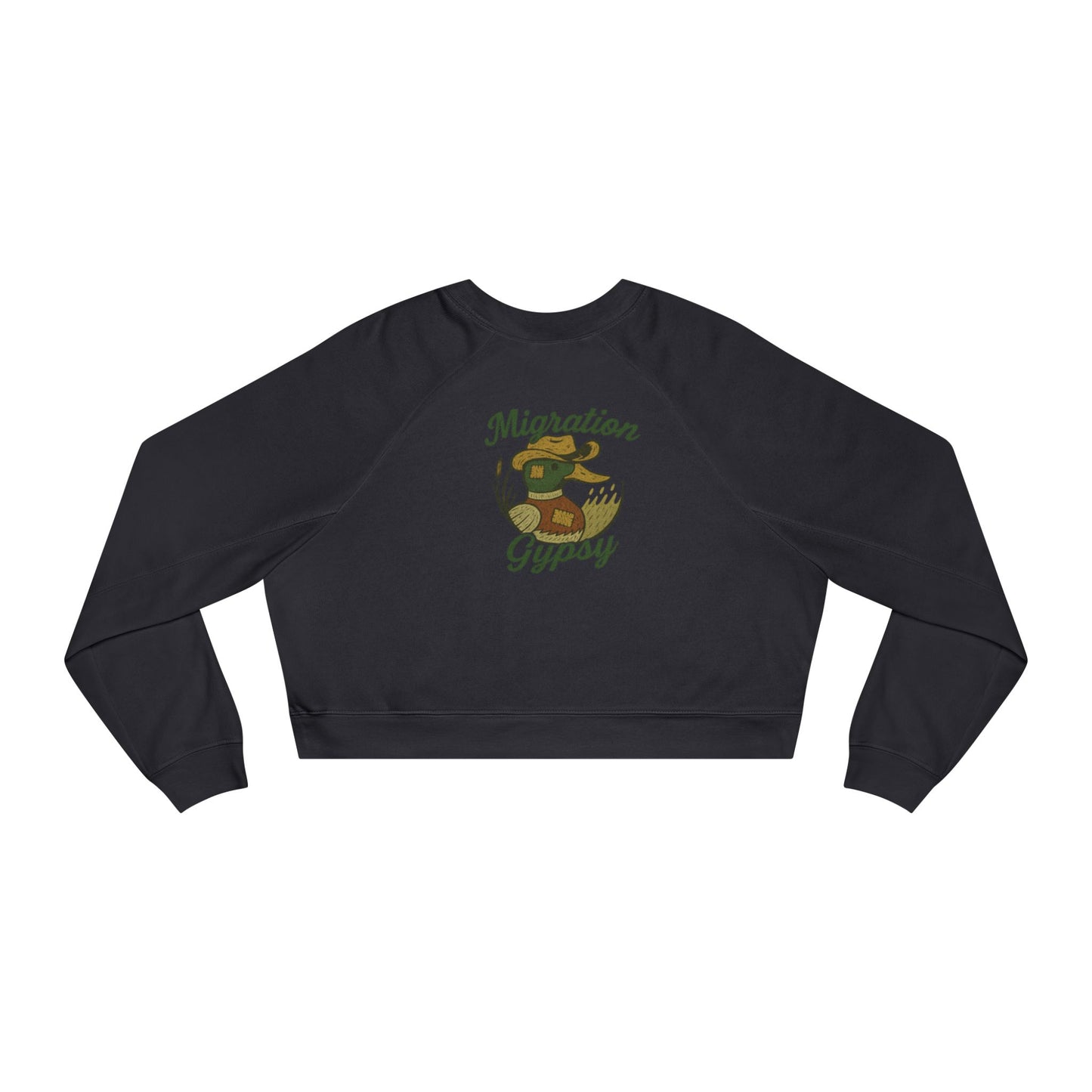 Migration Mallard Cropped Pullover | Fleece Sweatshirt