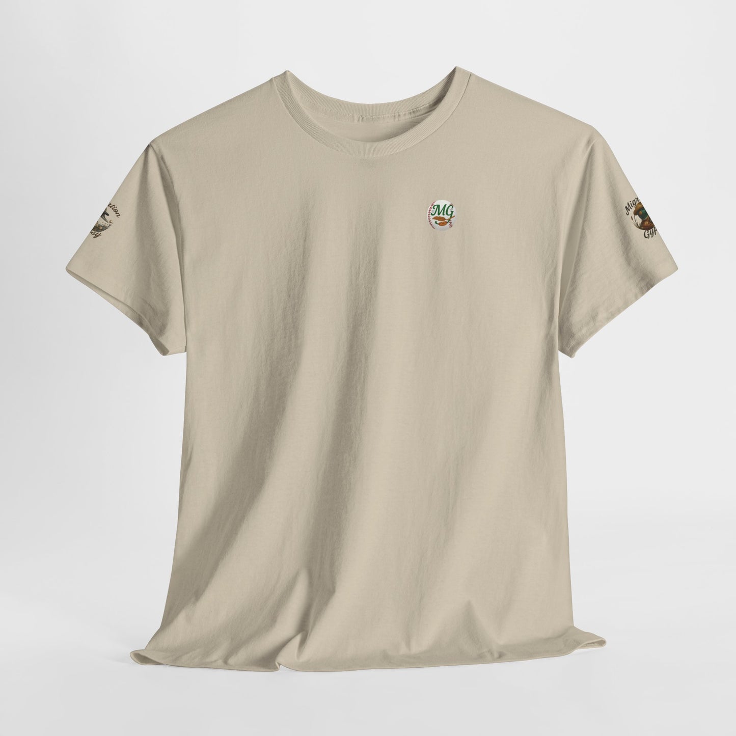 Migration Gypsies T‑Shirt — Front Baseball MG, Player Sleeves