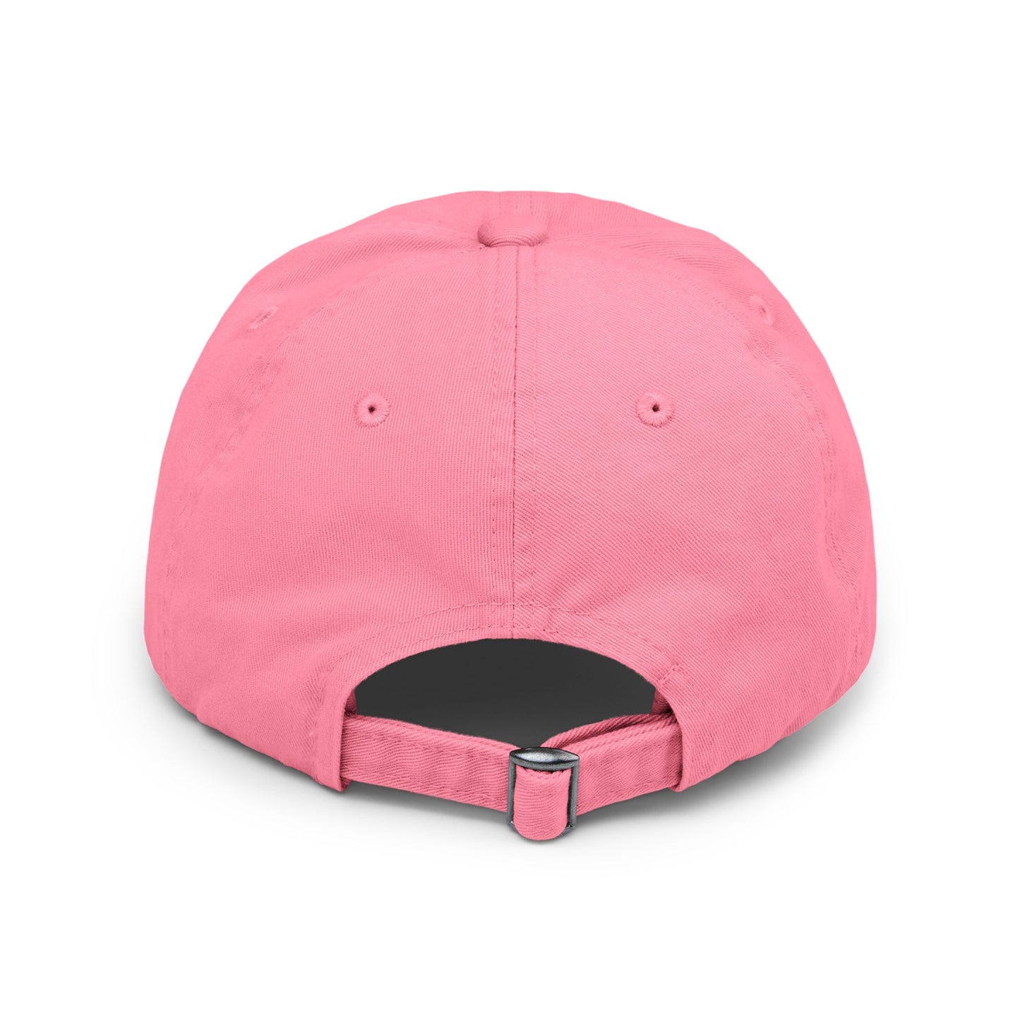 Distressed Black Cap with MG Logo & Feather — Vintage Casual Baseball Hat