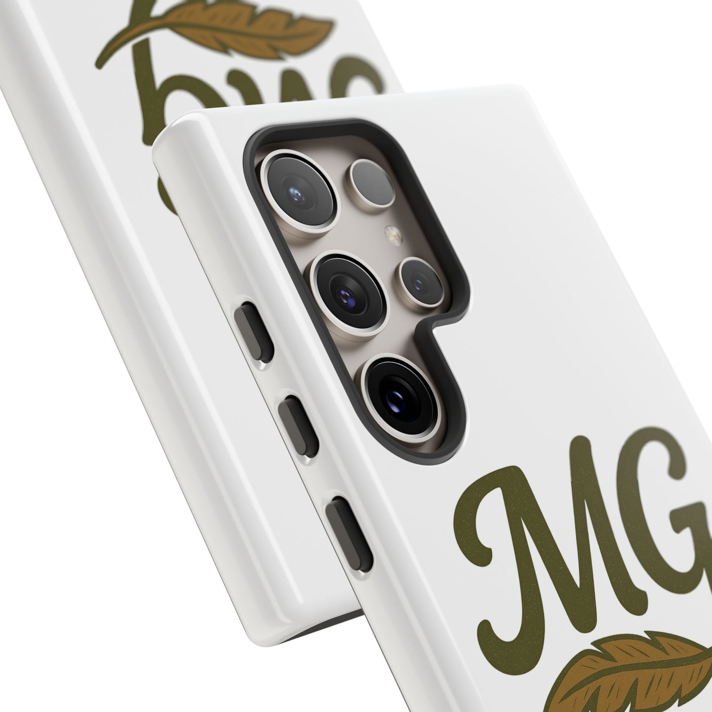 MG Leaf Tough Phone Case — Monogram Protective Phone Cover