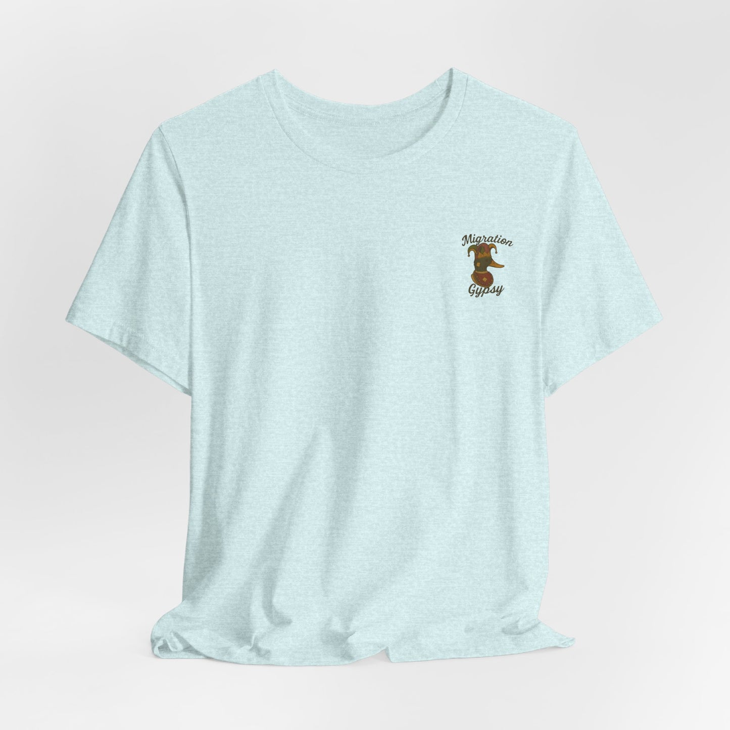 Migration Mardi Gras Vintage Duck Boat Travel Tee