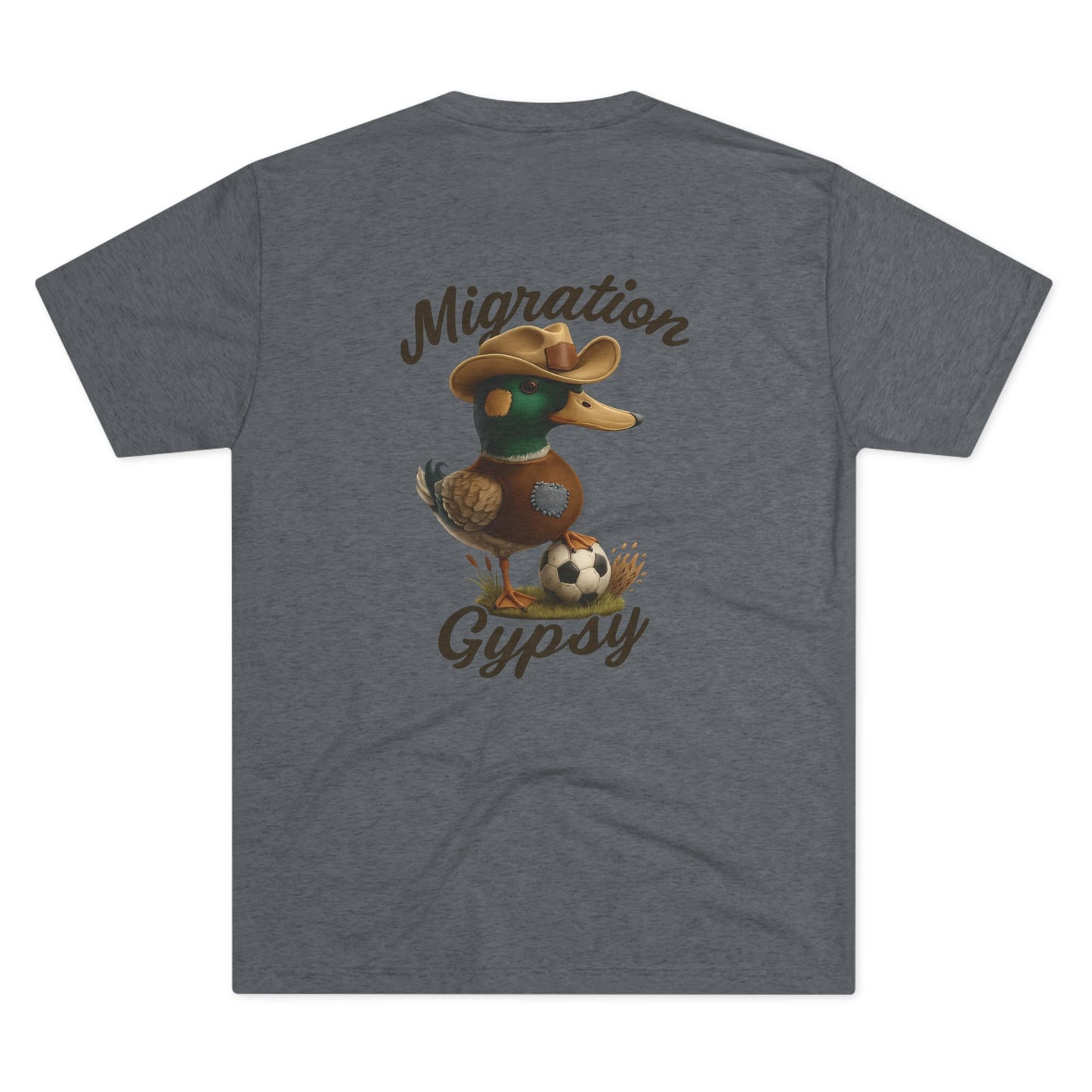 Soccer Migration Mallard Tee w/Soccer Ball Front Mallard Back