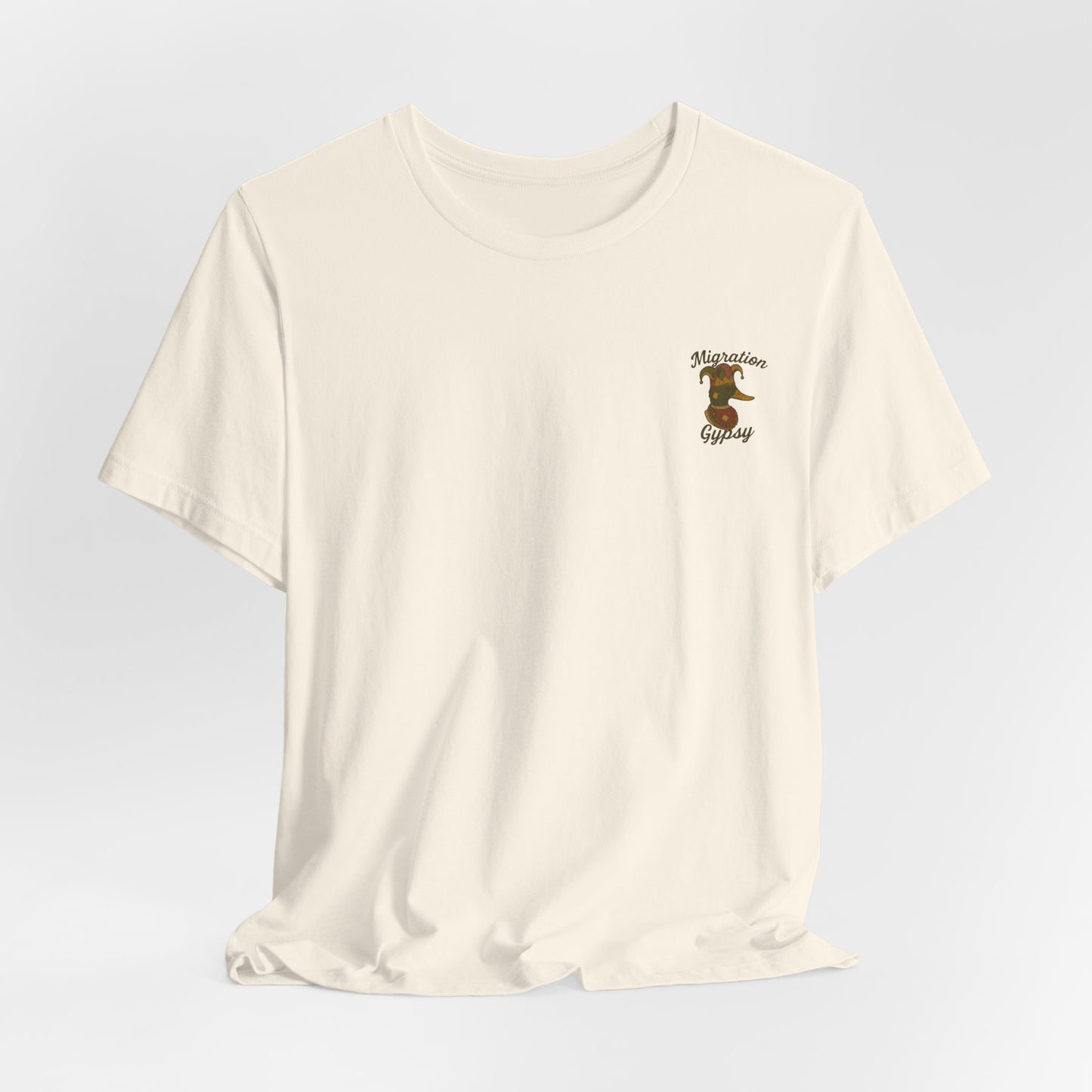 Migration Mardi Gras Vintage Duck Boat Travel Tee