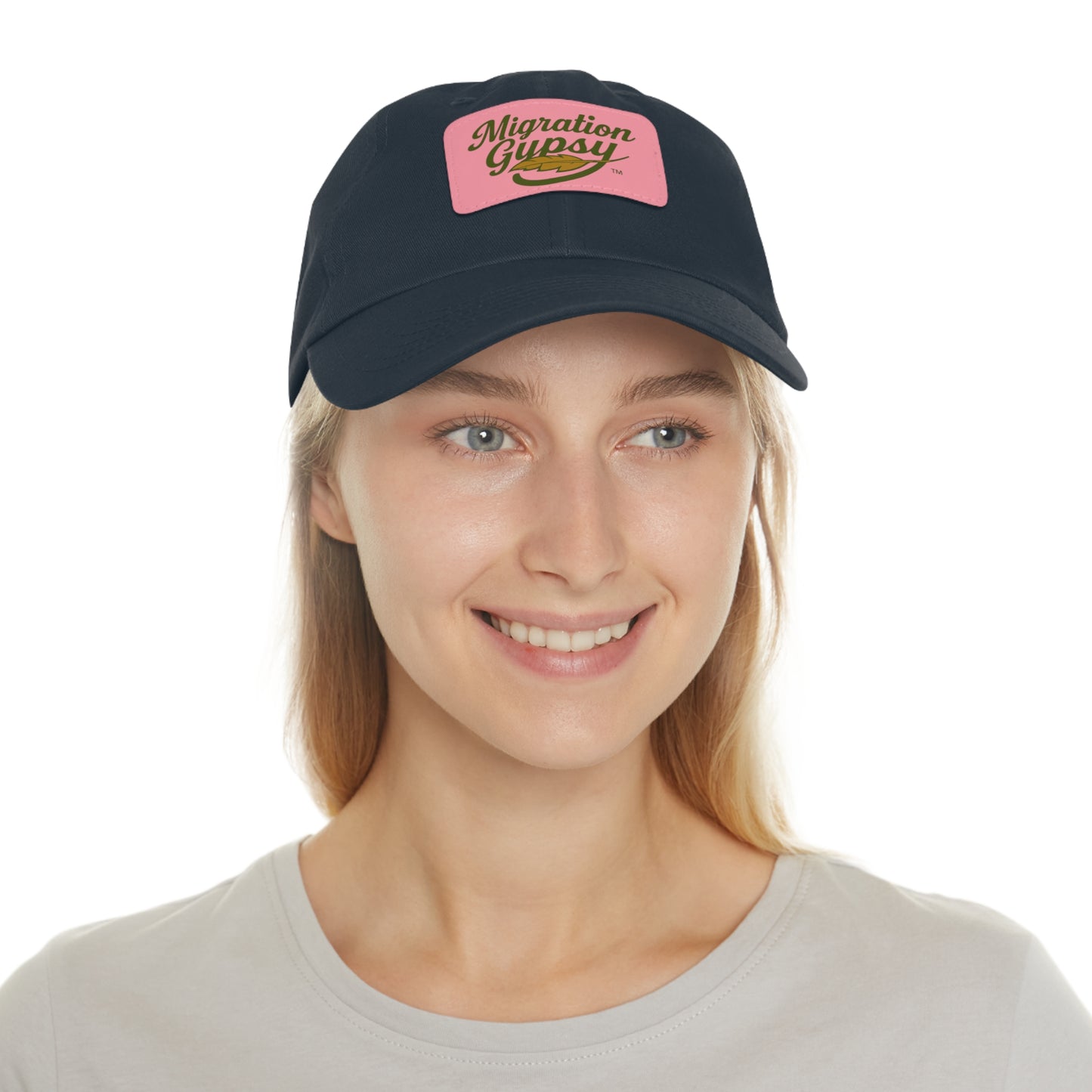 Unisex Migration Gypsy Leather Patch Hat — 12 Combo Colors Men's & Ladies