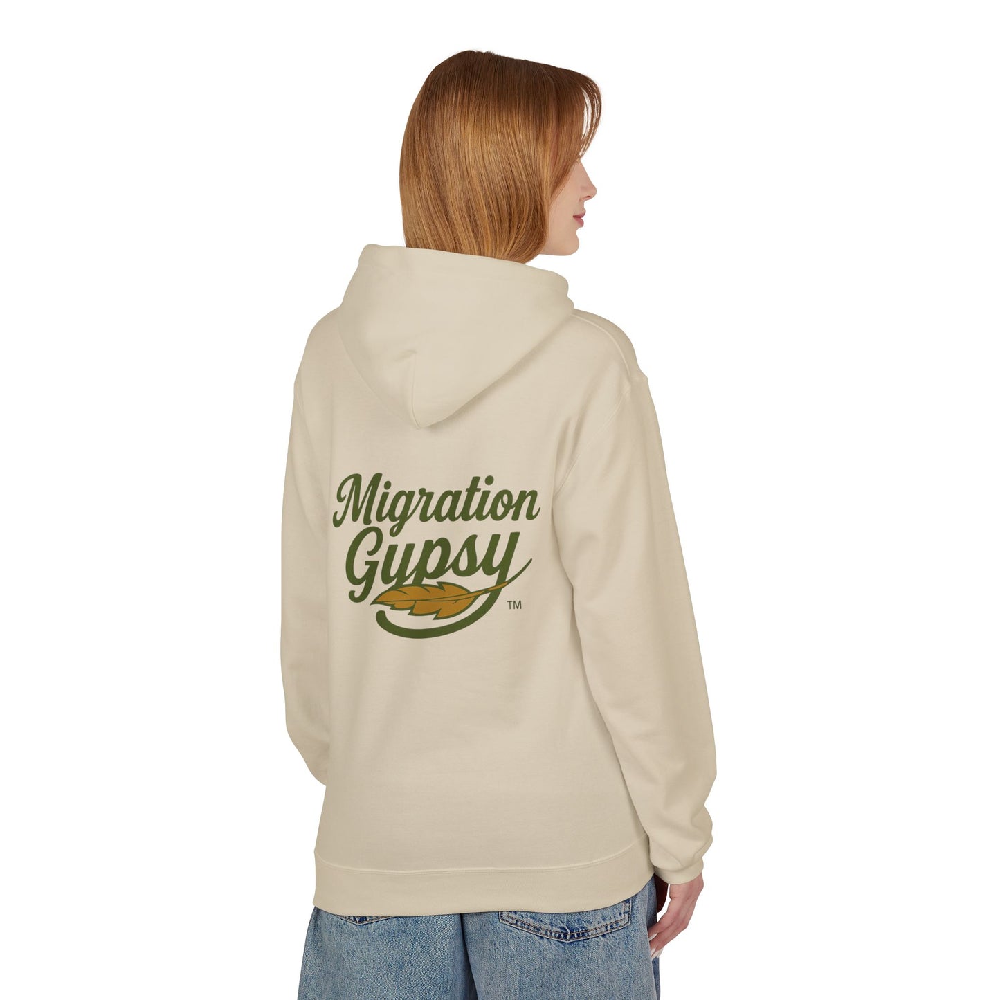 Pintail Migration Gypsy Hoodie — Vintage Outdoors Travel Logo Pullover