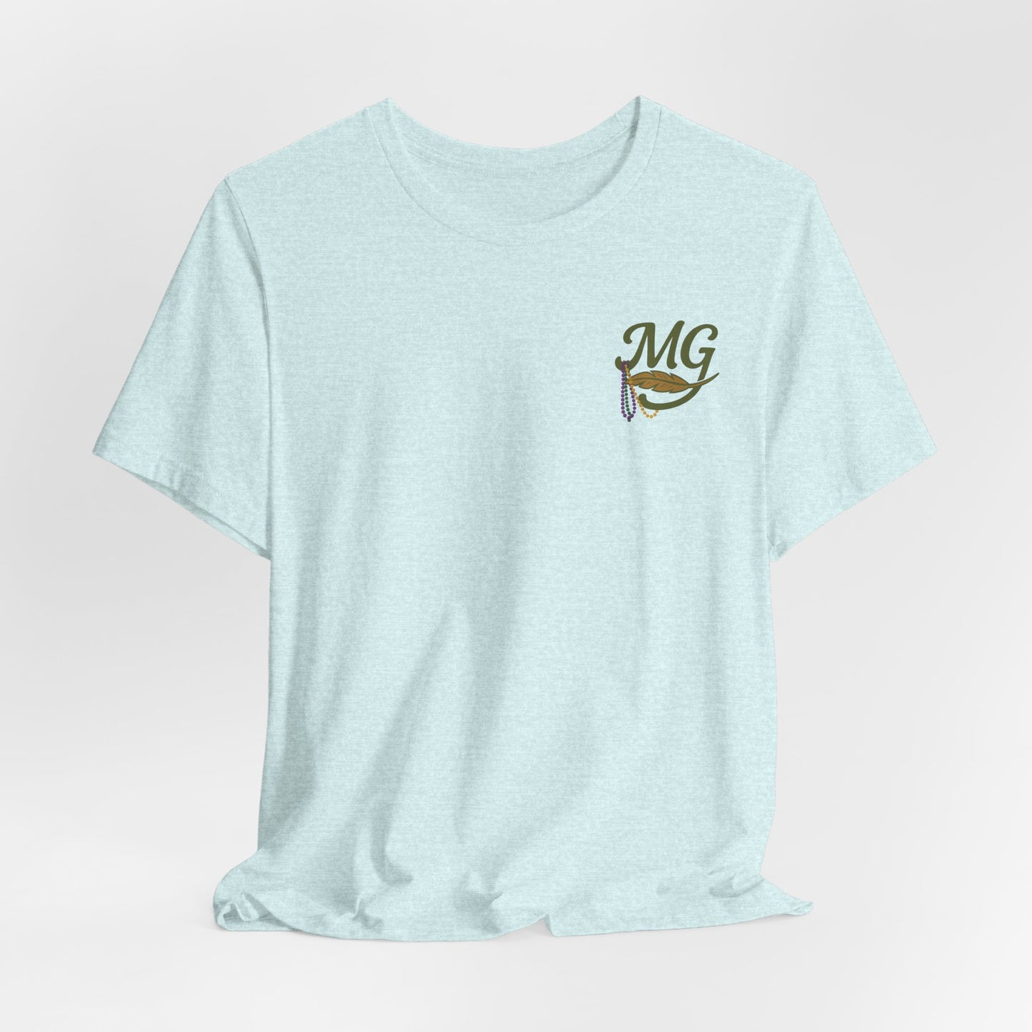 Mardi Gras Jester Mallard - Unisex Jersey Short Sleeve Tee