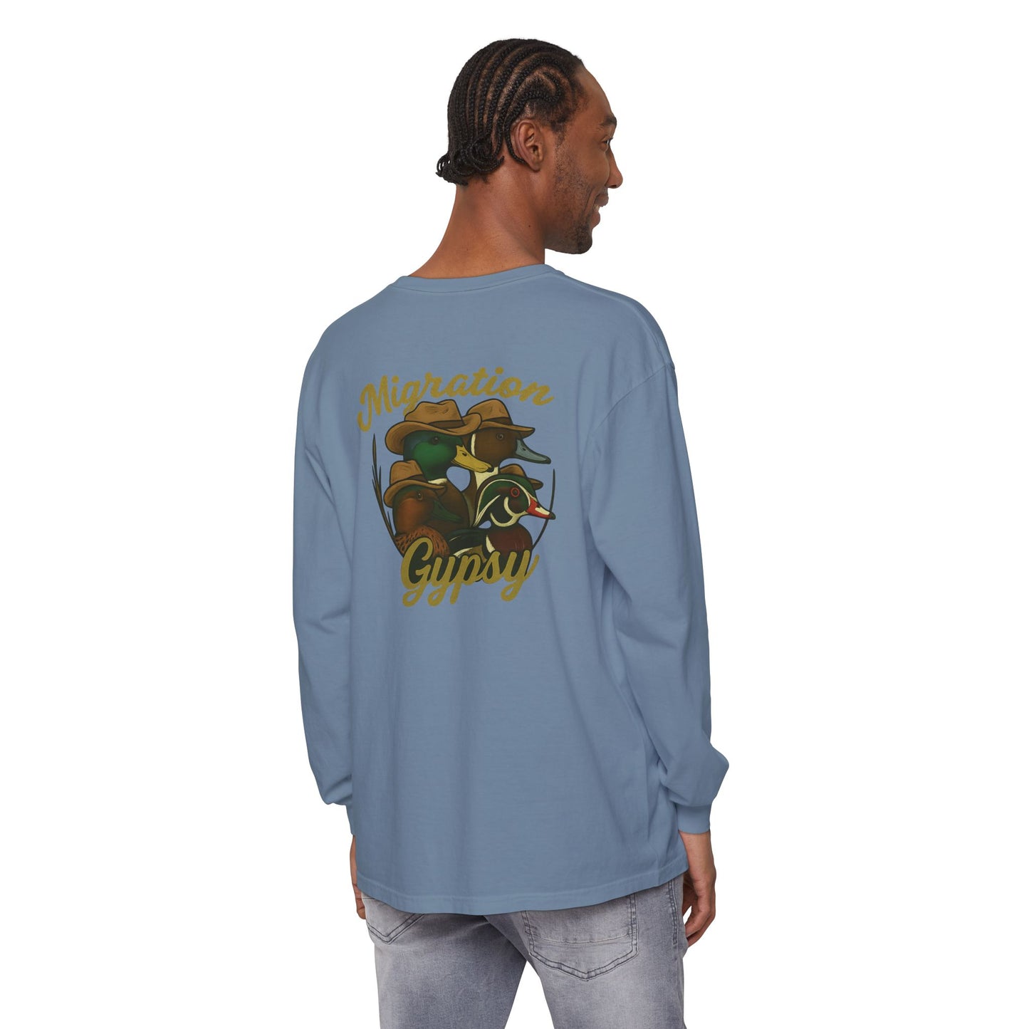 Men's Gypsy Gang Long Sleeve Tee - Mallard, Pintail, Wood Duck and Teal