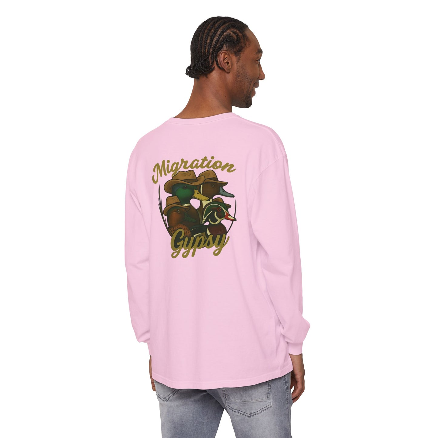 Men's Gypsy Gang Long Sleeve Tee - Mallard, Pintail, Wood Duck and Teal