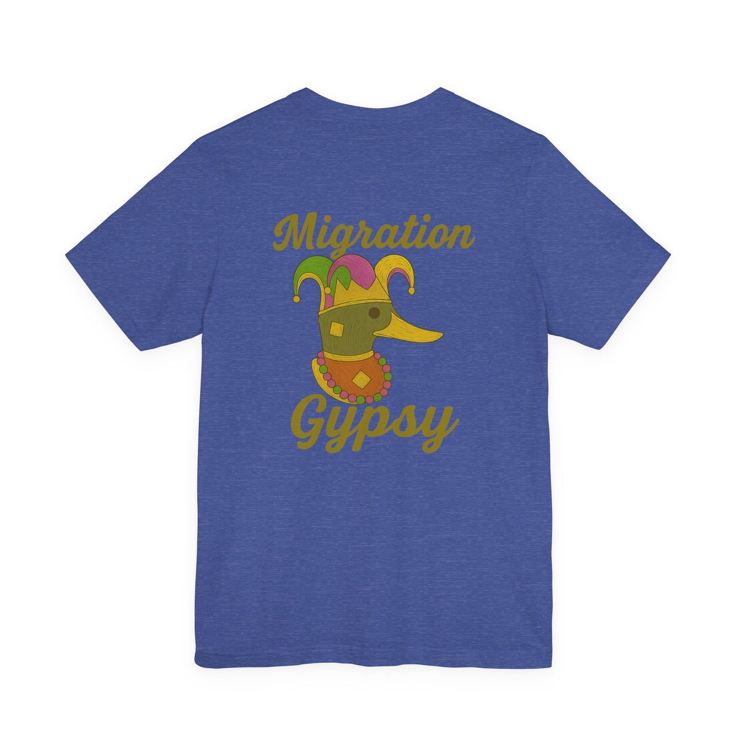 Mardi Gras Jester Mallard - Unisex Jersey Short Sleeve Tee