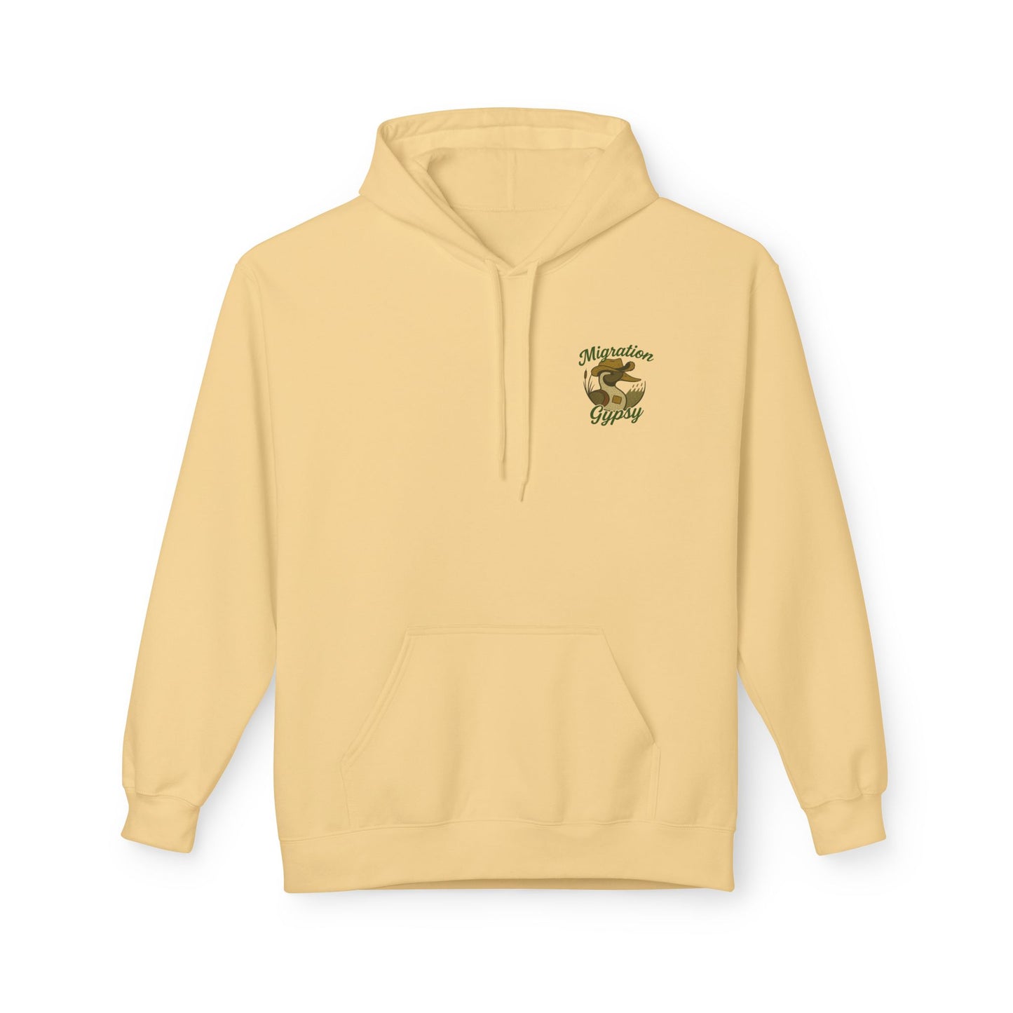 Pintail Migration Gypsy Hoodie — Vintage Outdoors Travel Logo Pullover