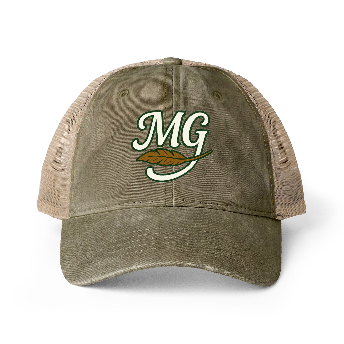 Women's Washed MG Trucker with Under Polka Dots or Stripes