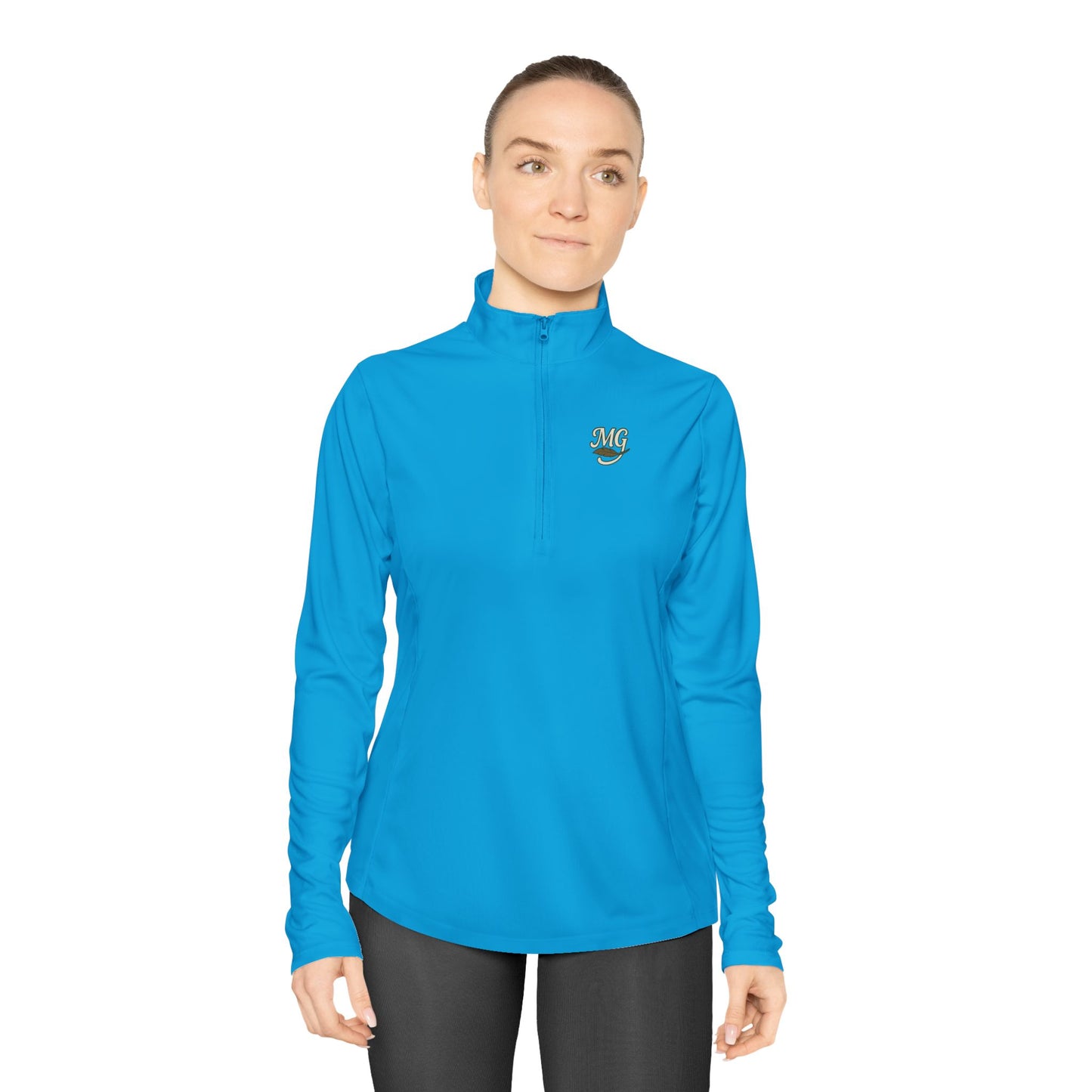 Migration Gypsy Ladies Quarter-Zip Pullover — Performance Golf Pullover with MG Logo