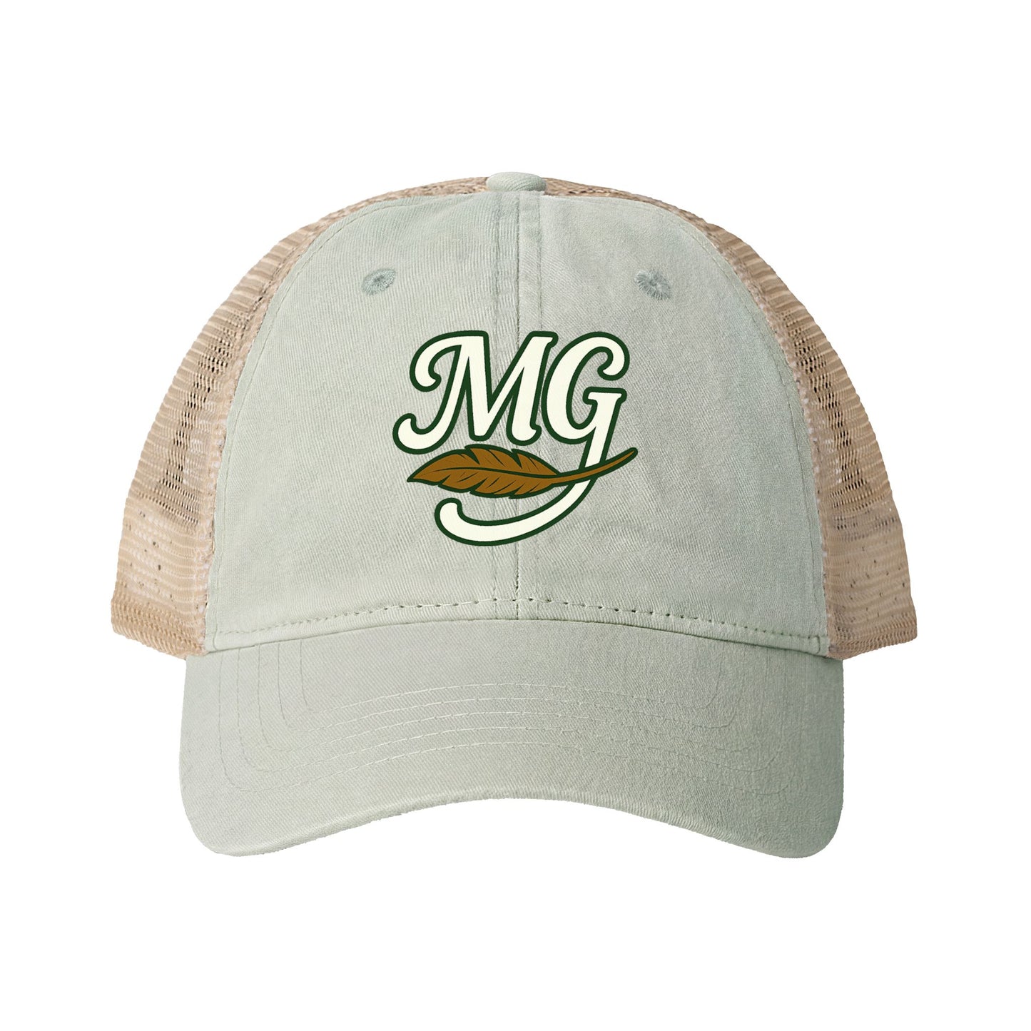 Women's Washed MG Trucker with Under Polka Dots or Stripes