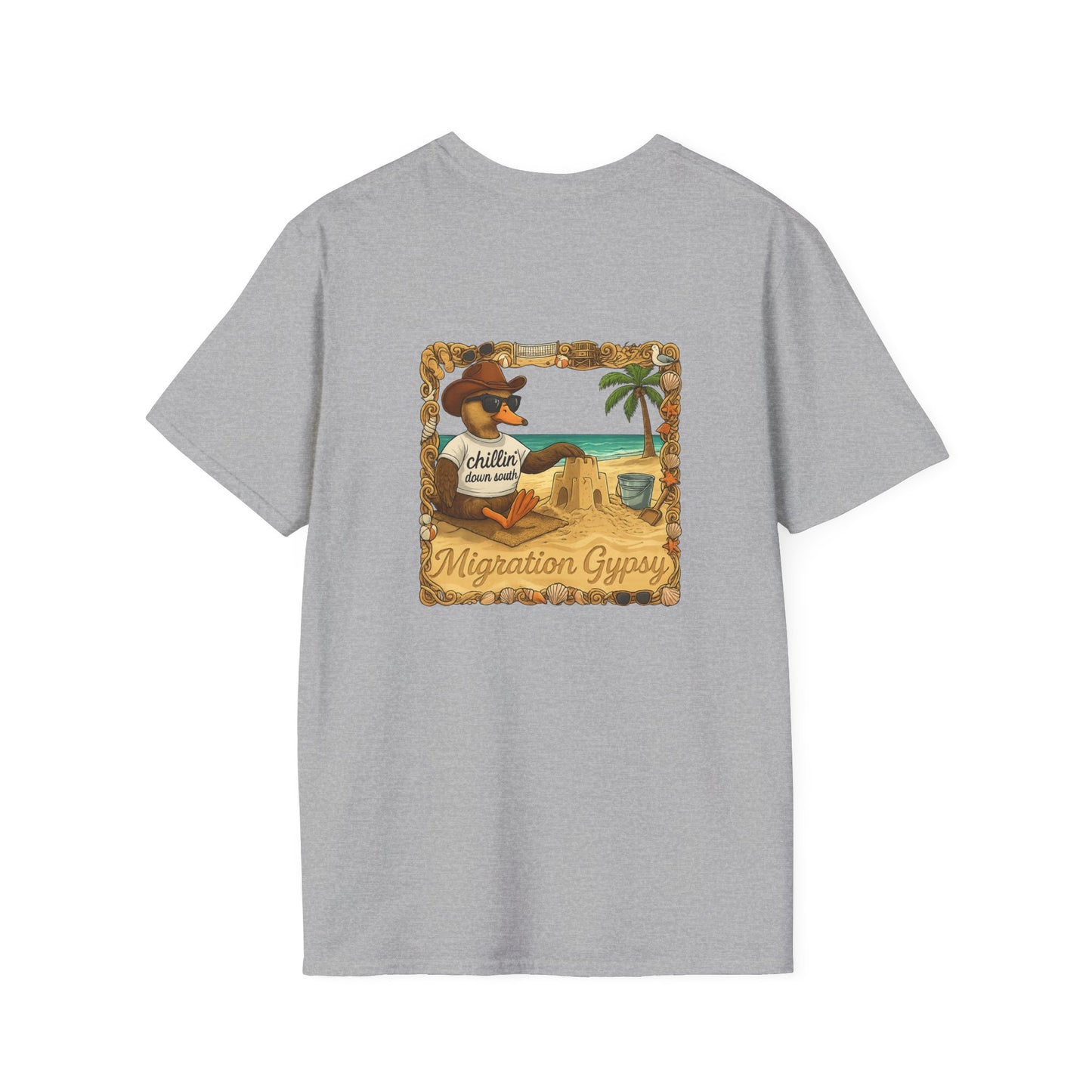 Gypsy Beach Scene "Chillin' Down South" Vintage Surf Tee
