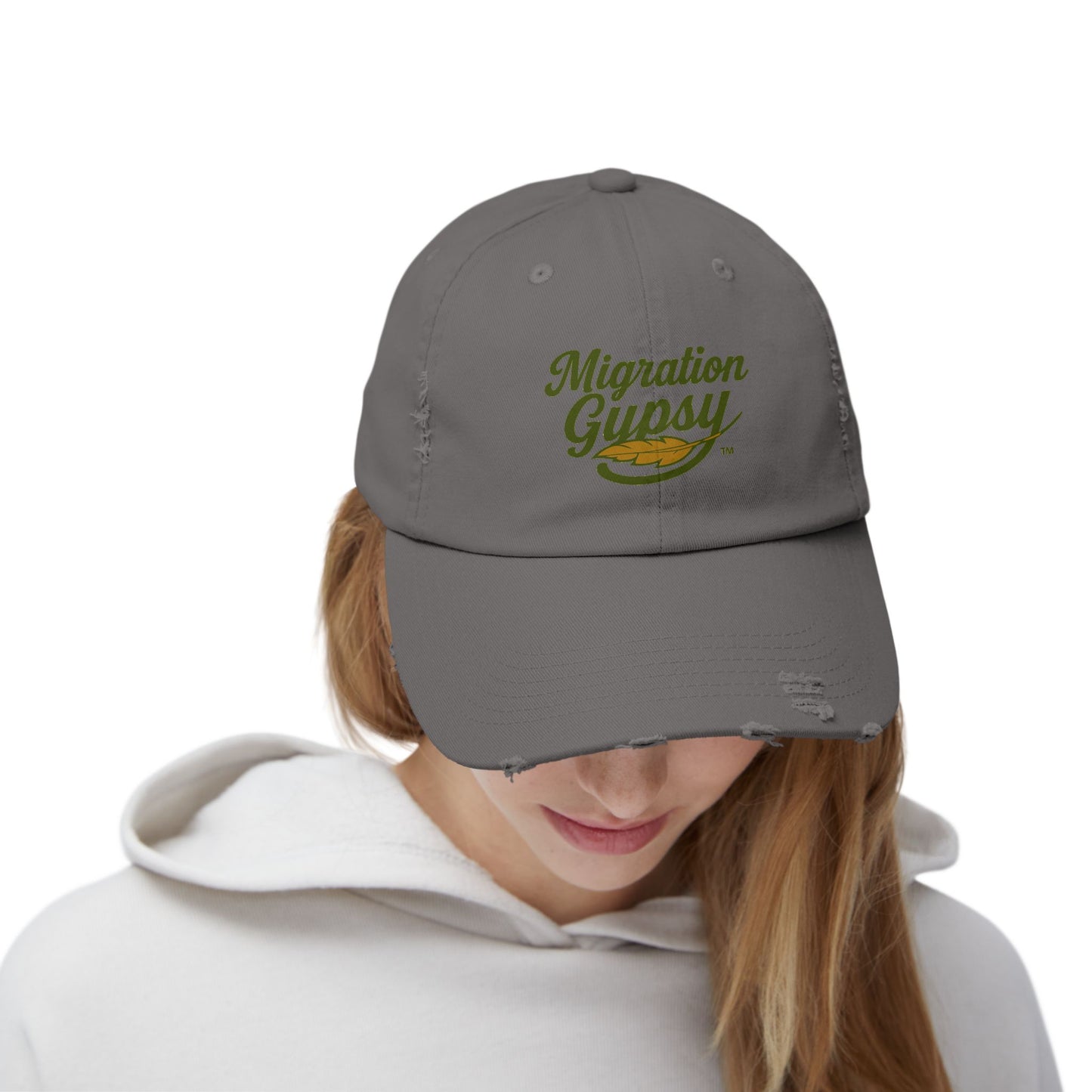 Distressed Cap — "Migration Gypsy" Retro Surf Hat