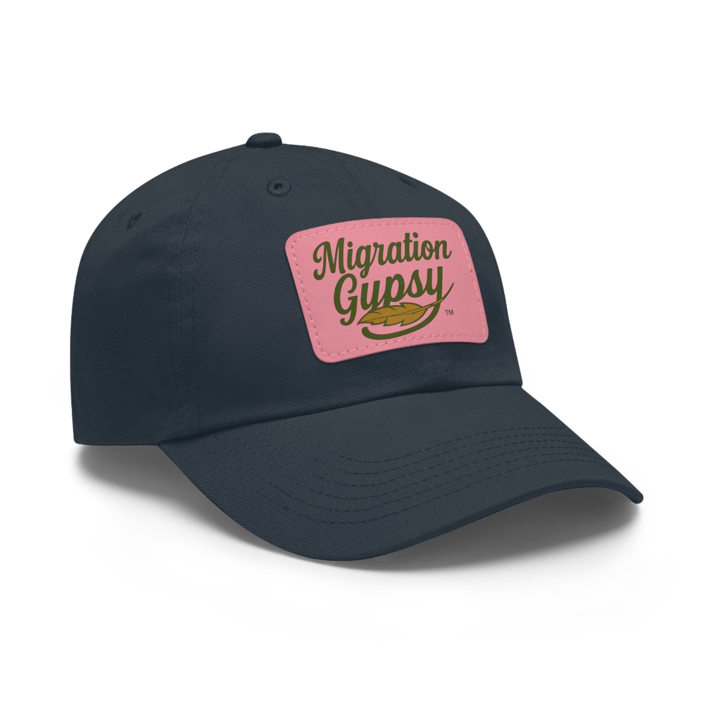 Unisex Migration Gypsy Leather Patch Hat — 12 Combo Colors Men's & Ladies
