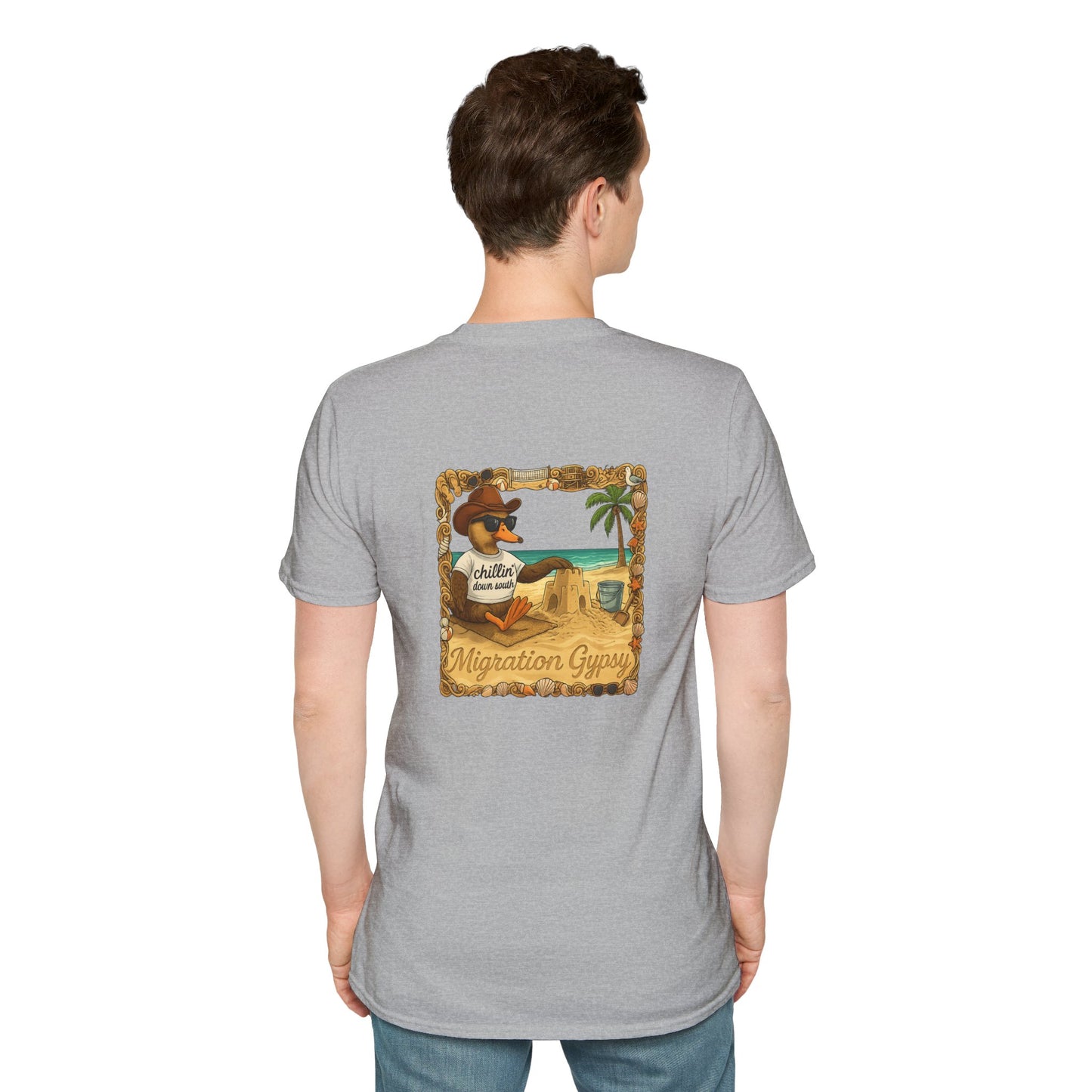Gypsy Beach Scene "Chillin' Down South" Vintage Surf Tee