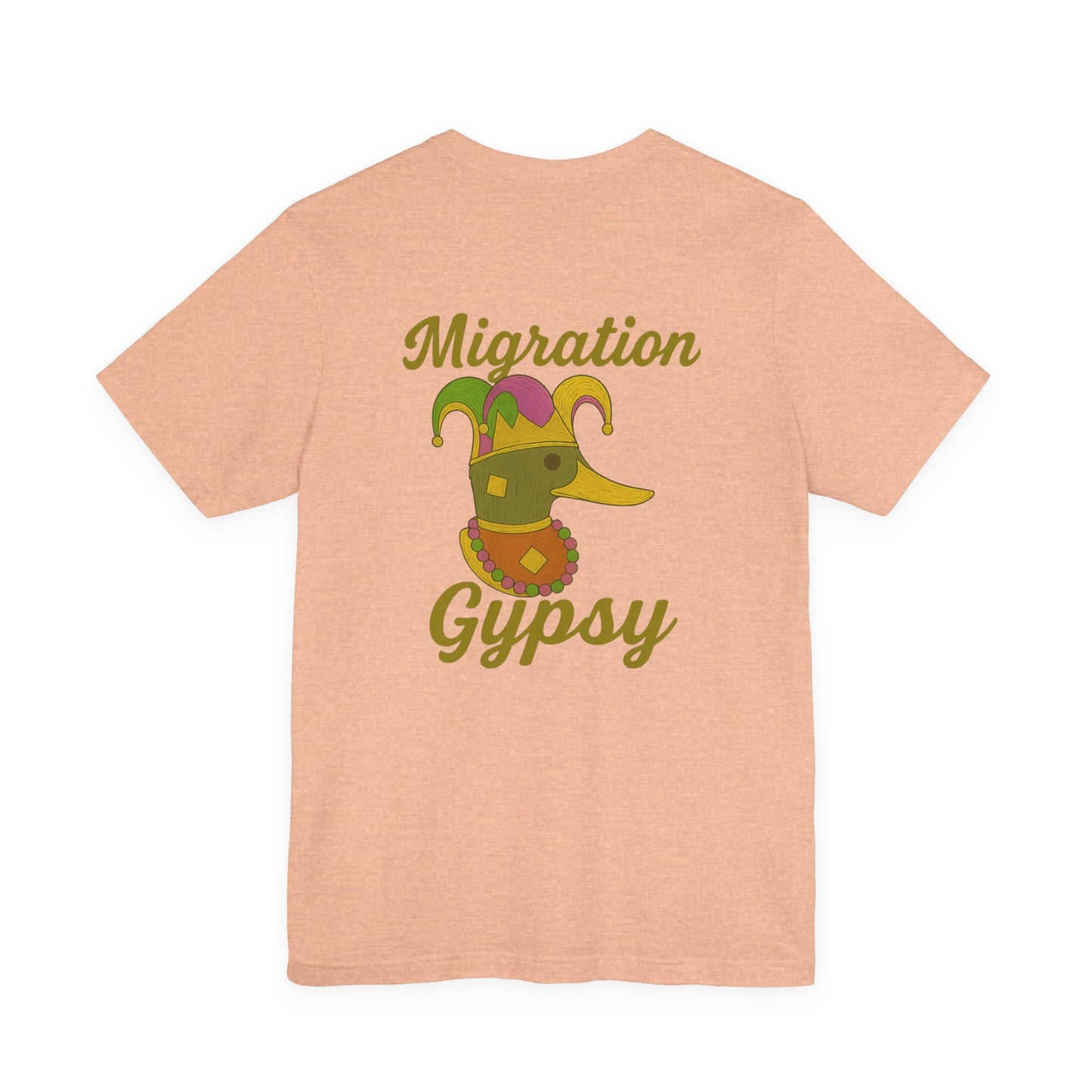 Mardi Gras Jester Mallard - Unisex Jersey Short Sleeve Tee