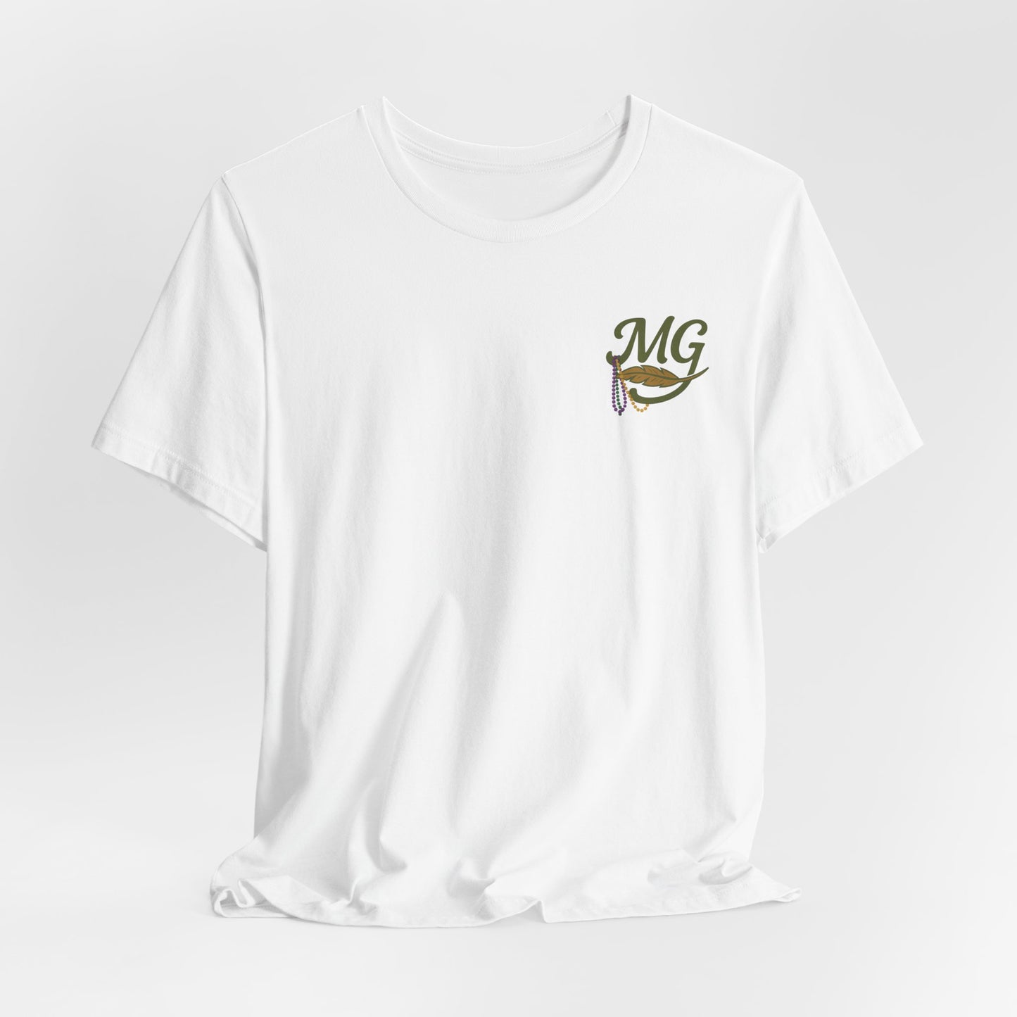 Mardi Gras Jester Mallard - Unisex Jersey Short Sleeve Tee