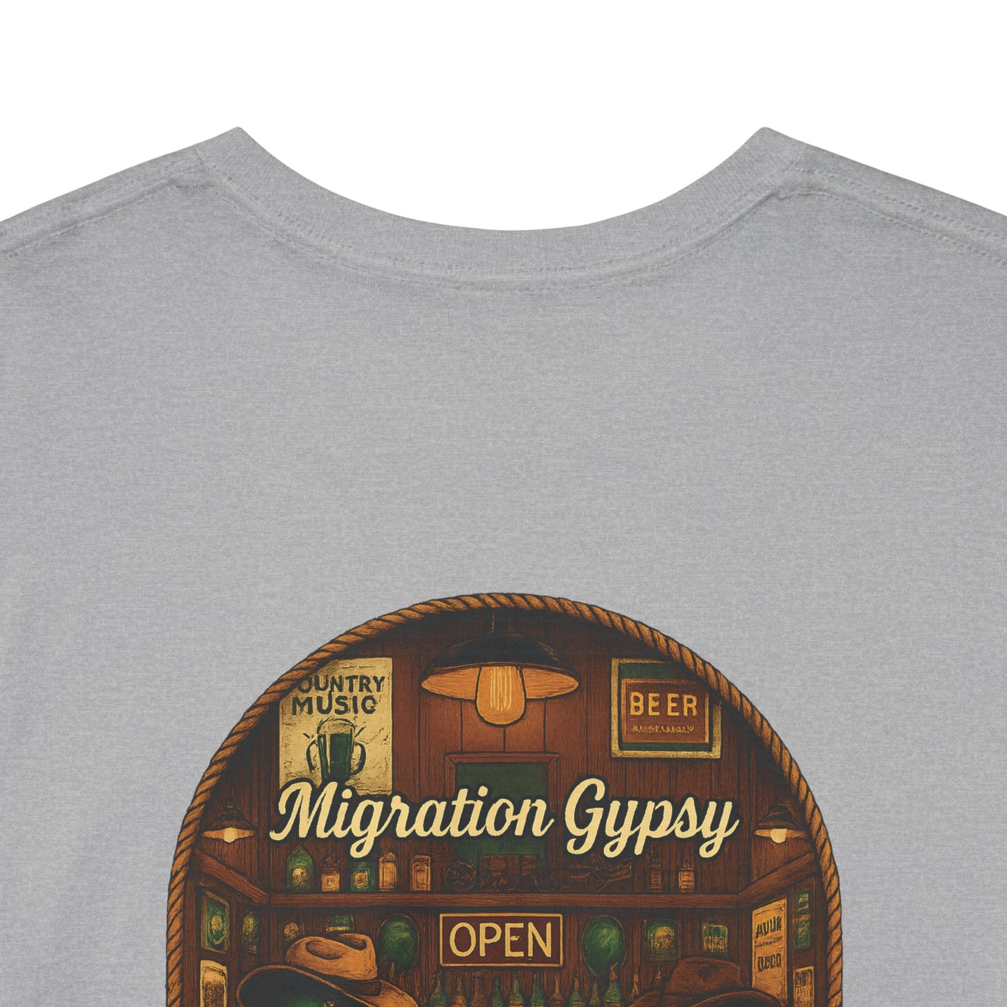 Gypsy Beer Pong Unisex Heavy Cotton Tee