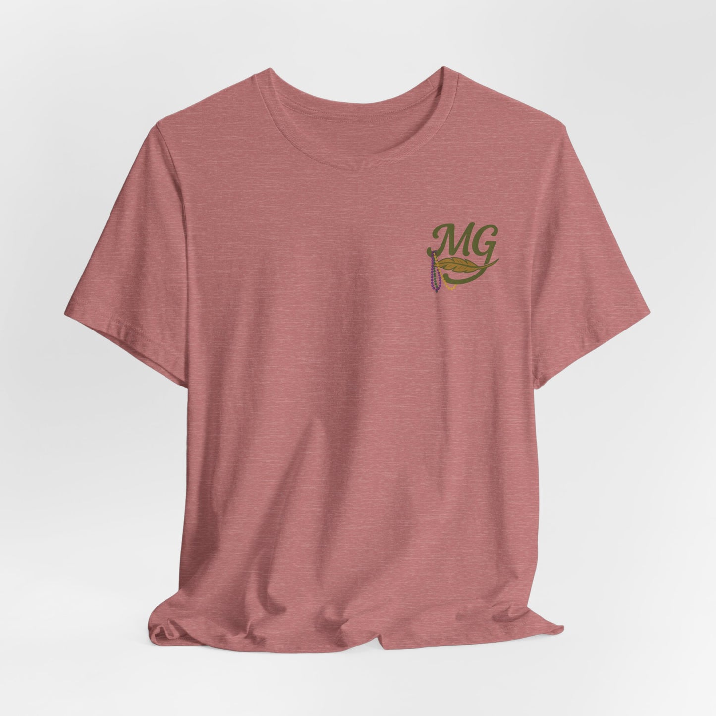 Mardi Gras Jester Mallard - Unisex Jersey Short Sleeve Tee