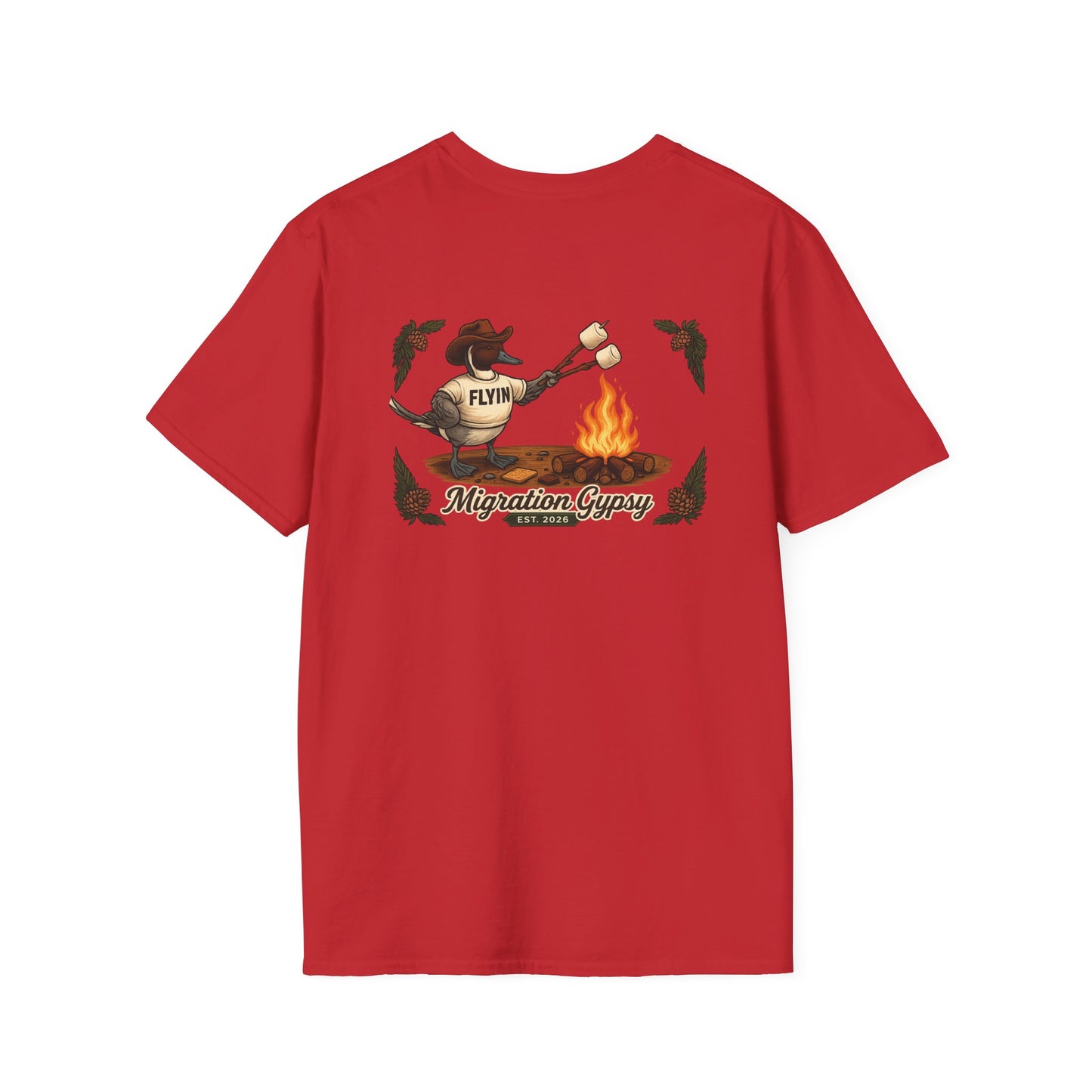 Flyin' Campfire T-Shirt — 2 Back Styles