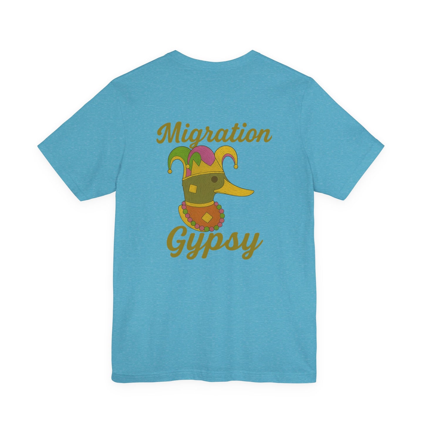 Mardi Gras Jester Mallard - Unisex Jersey Short Sleeve Tee