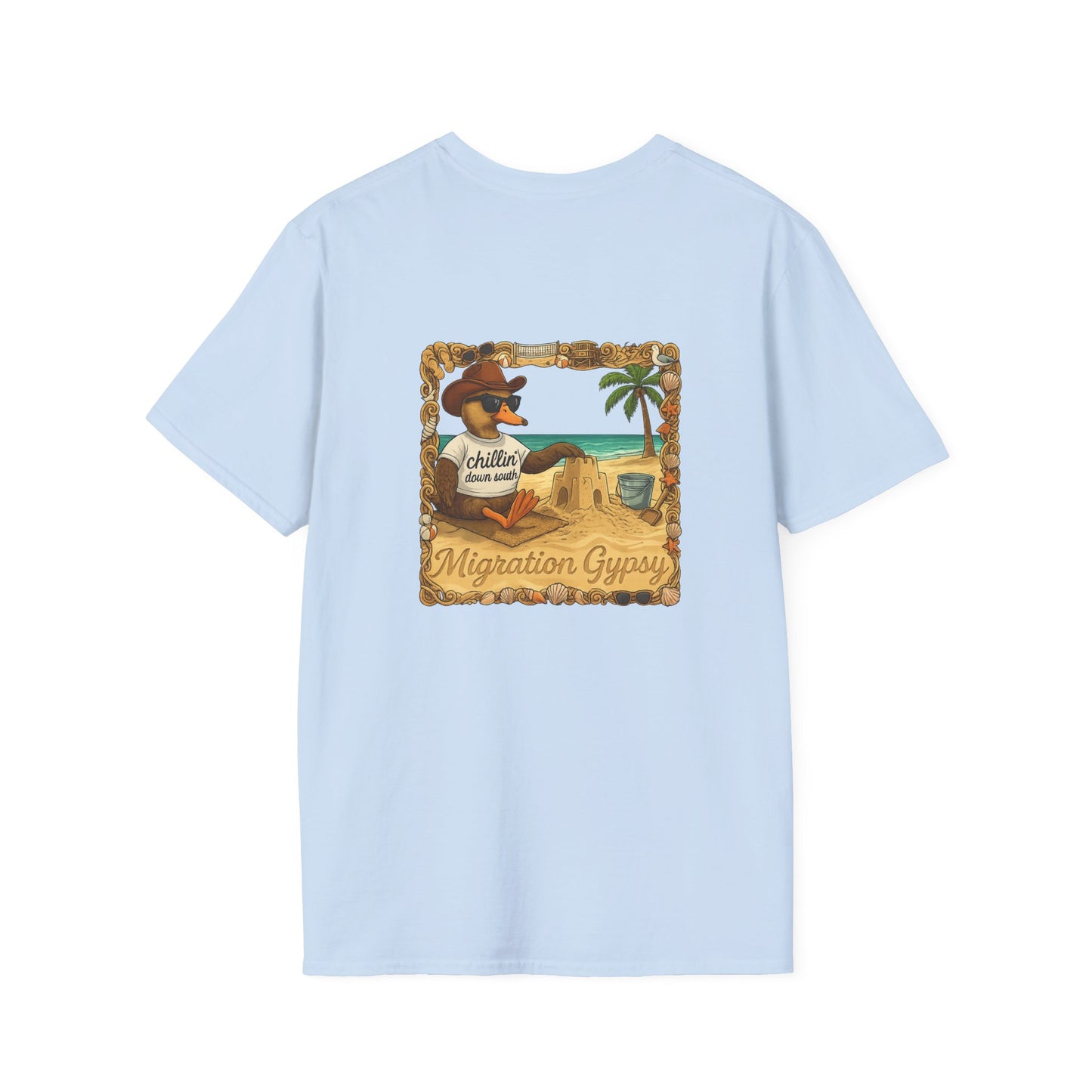 Gypsy Beach Scene "Chillin' Down South" Vintage Surf Tee