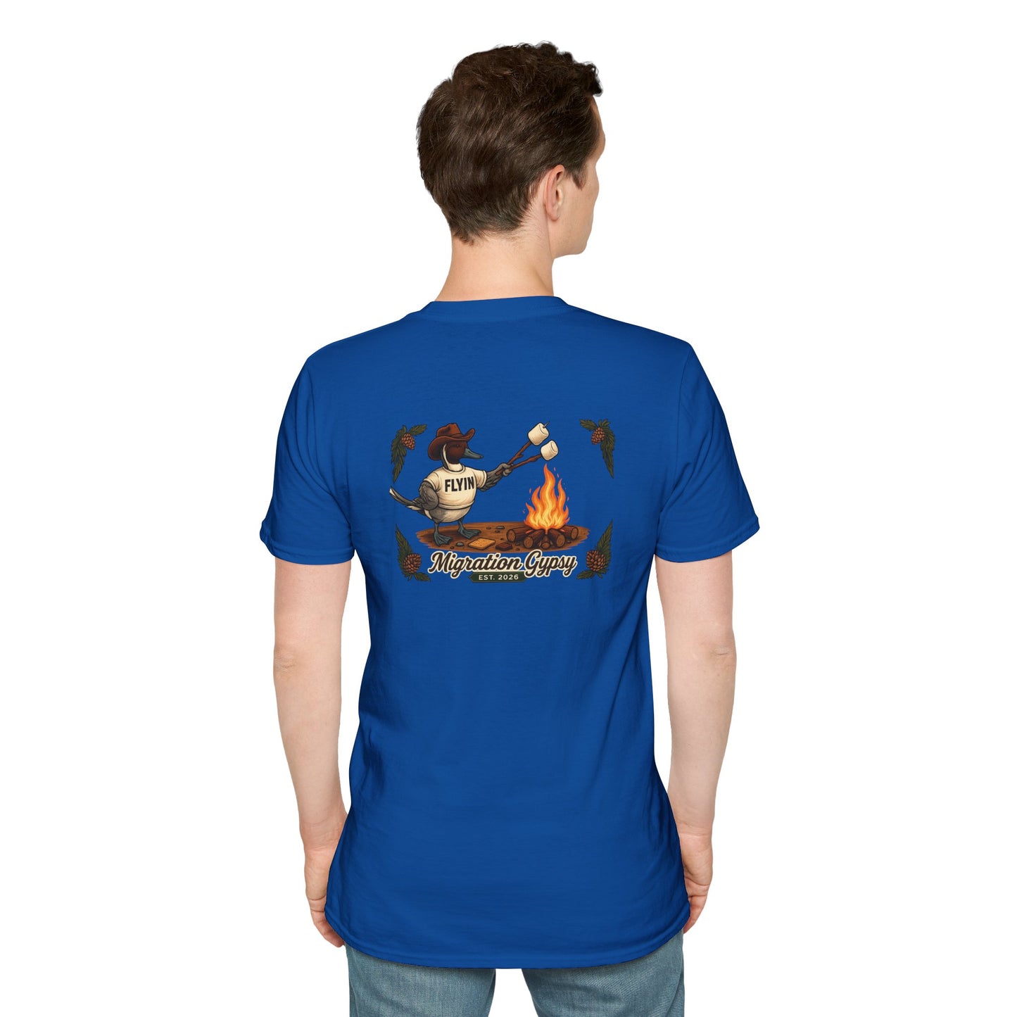 Flyin' Campfire T-Shirt — 2 Back Styles