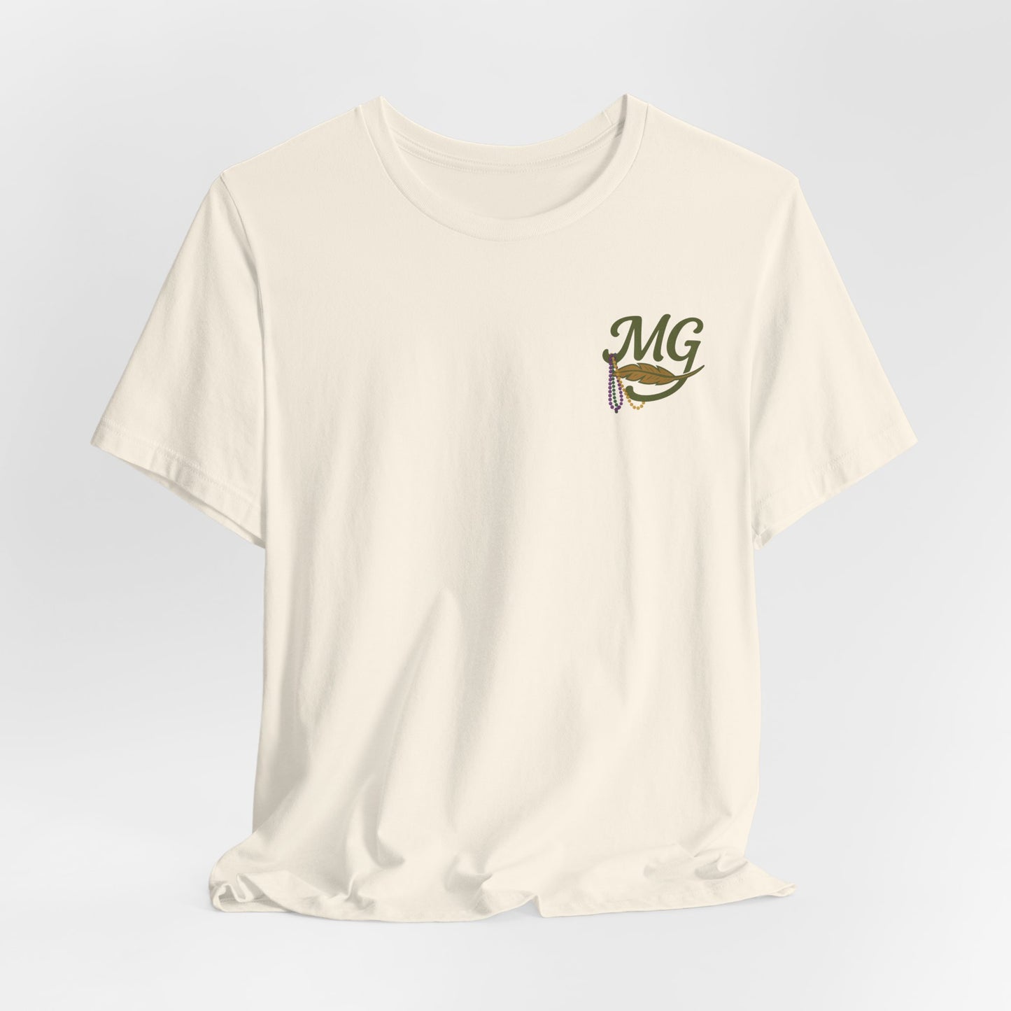 Mardi Gras Jester Mallard - Unisex Jersey Short Sleeve Tee