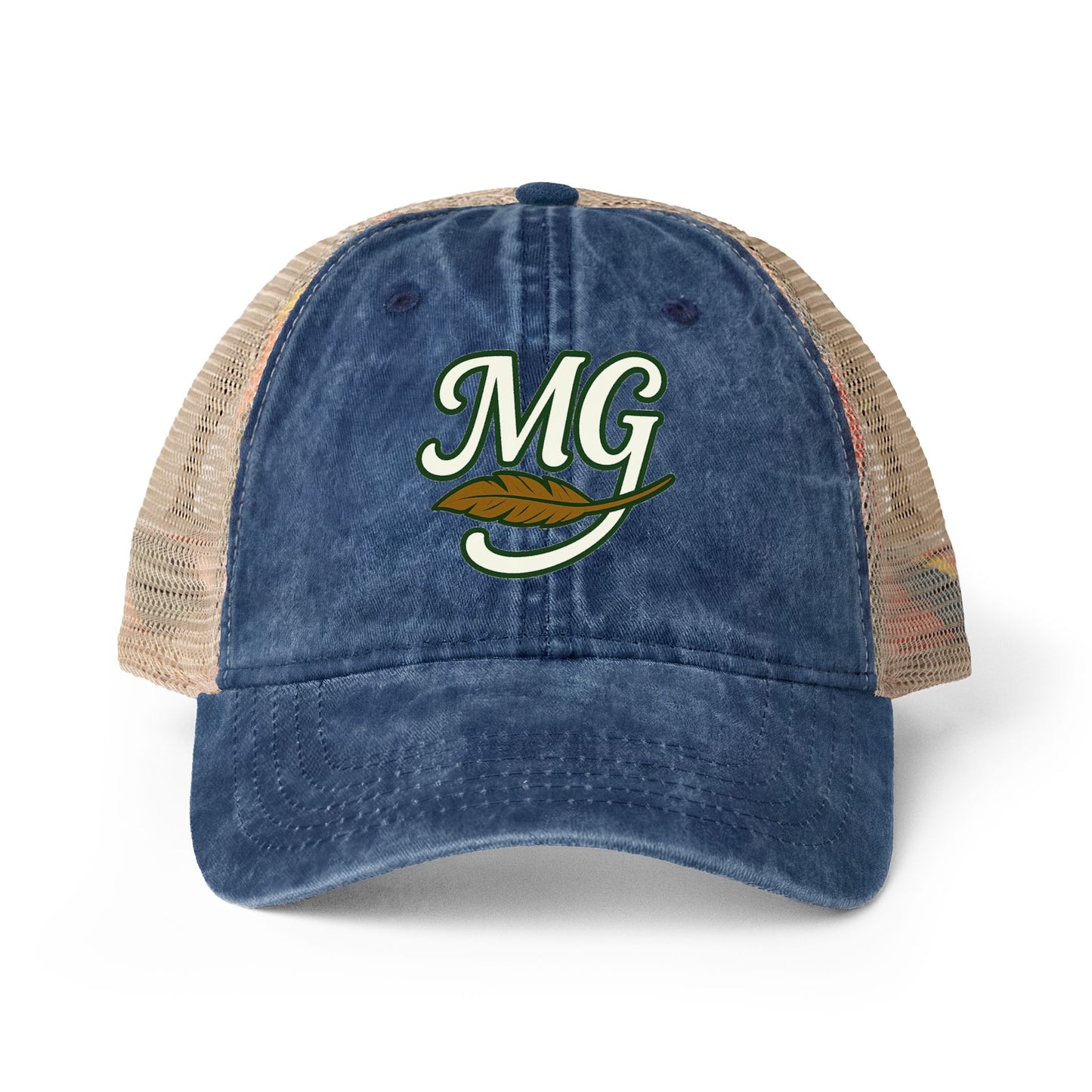 Women's Washed MG Trucker with Under Polka Dots or Stripes
