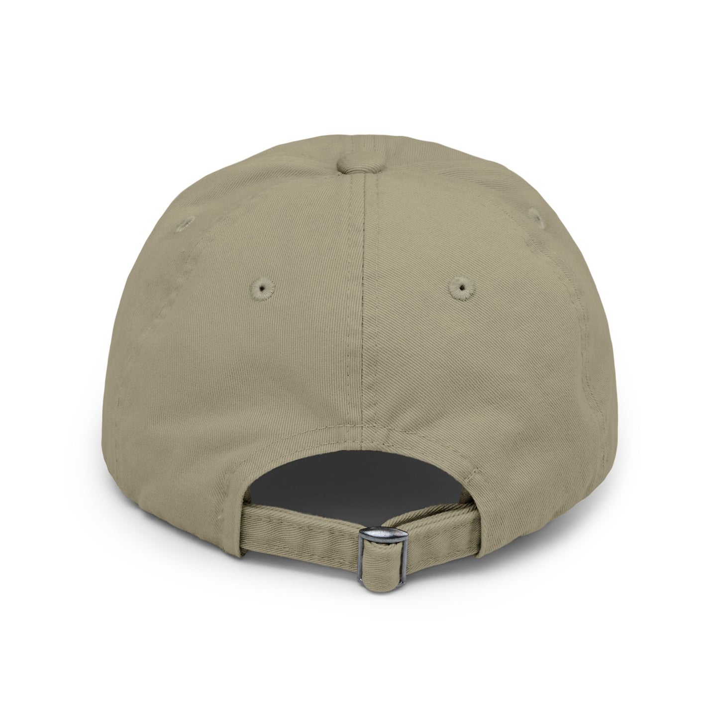 Distressed Black Cap with MG Logo & Feather — Vintage Casual Baseball Hat