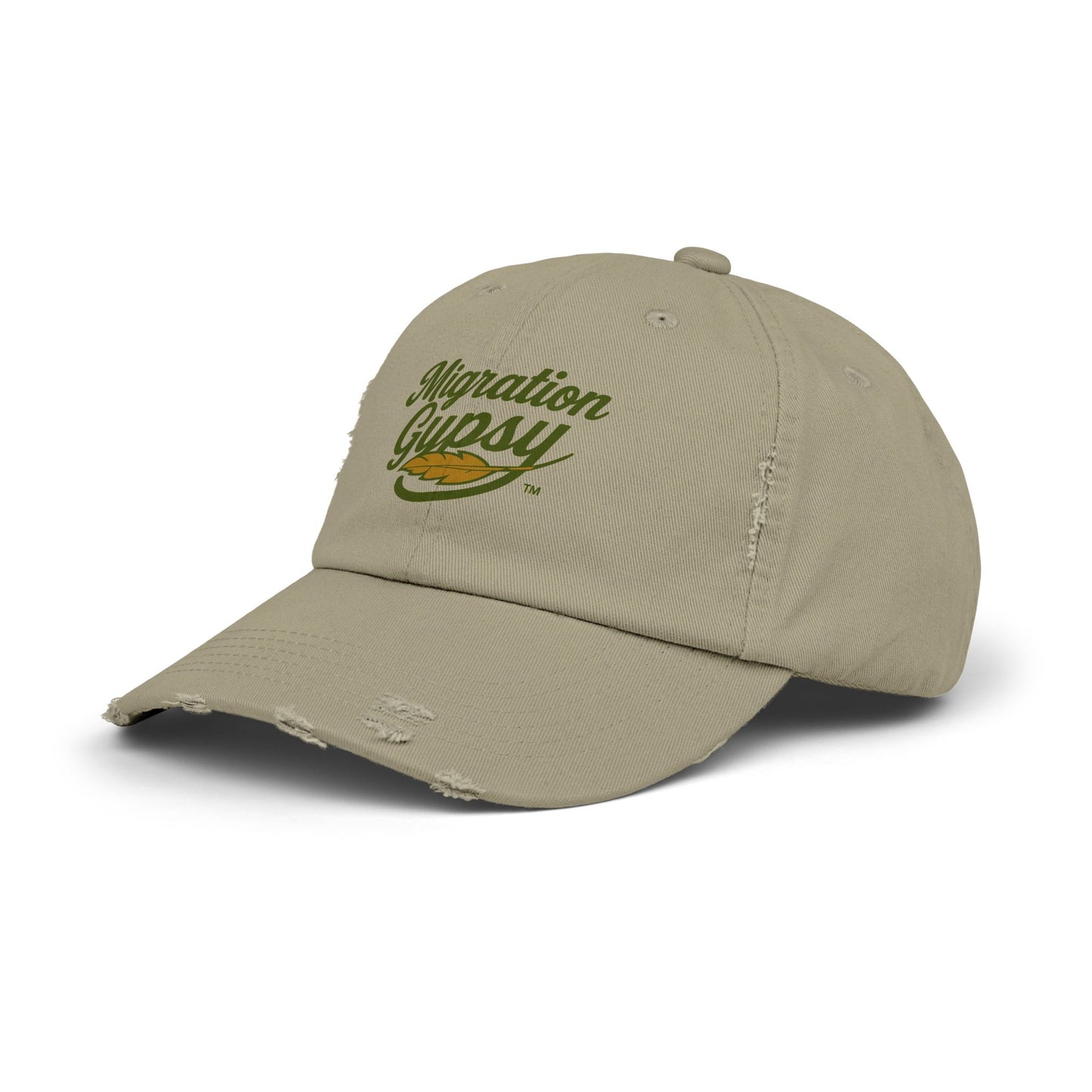 Distressed Cap — "Migration Gypsy" Retro Surf Hat