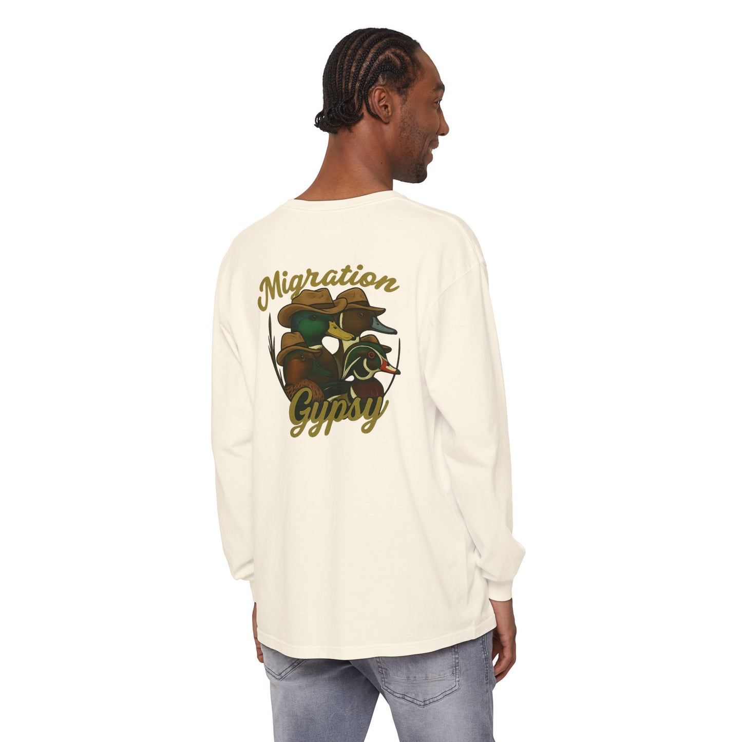Men's Gypsy Gang Long Sleeve Tee - Mallard, Pintail, Wood Duck and Teal