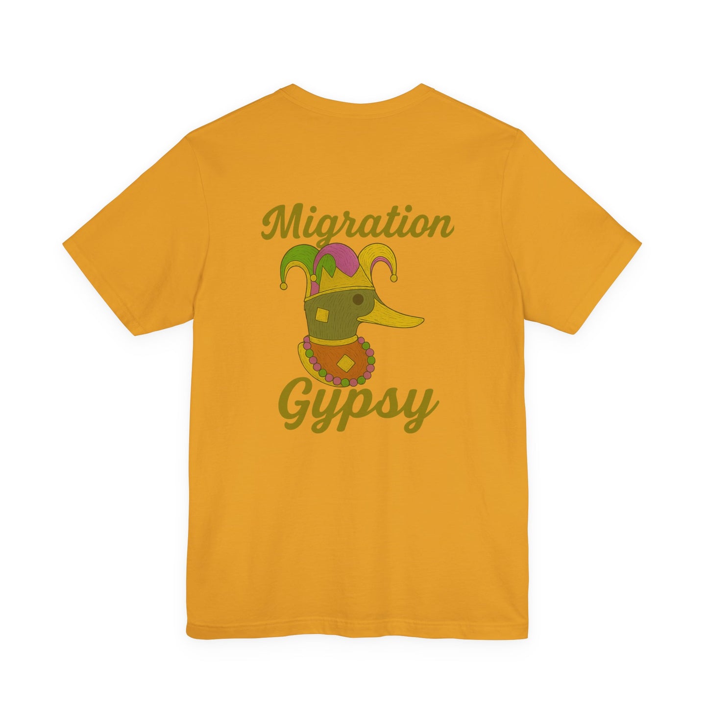 Mardi Gras Jester Mallard - Unisex Jersey Short Sleeve Tee