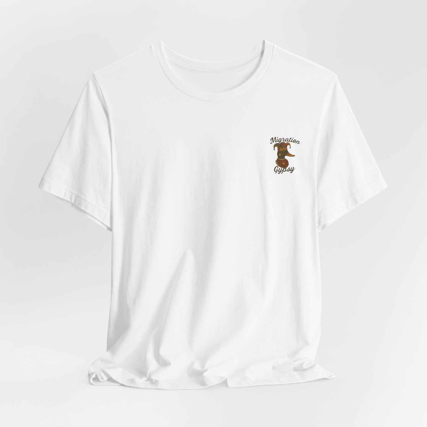 Migration Mardi Gras Vintage Duck Boat Travel Tee
