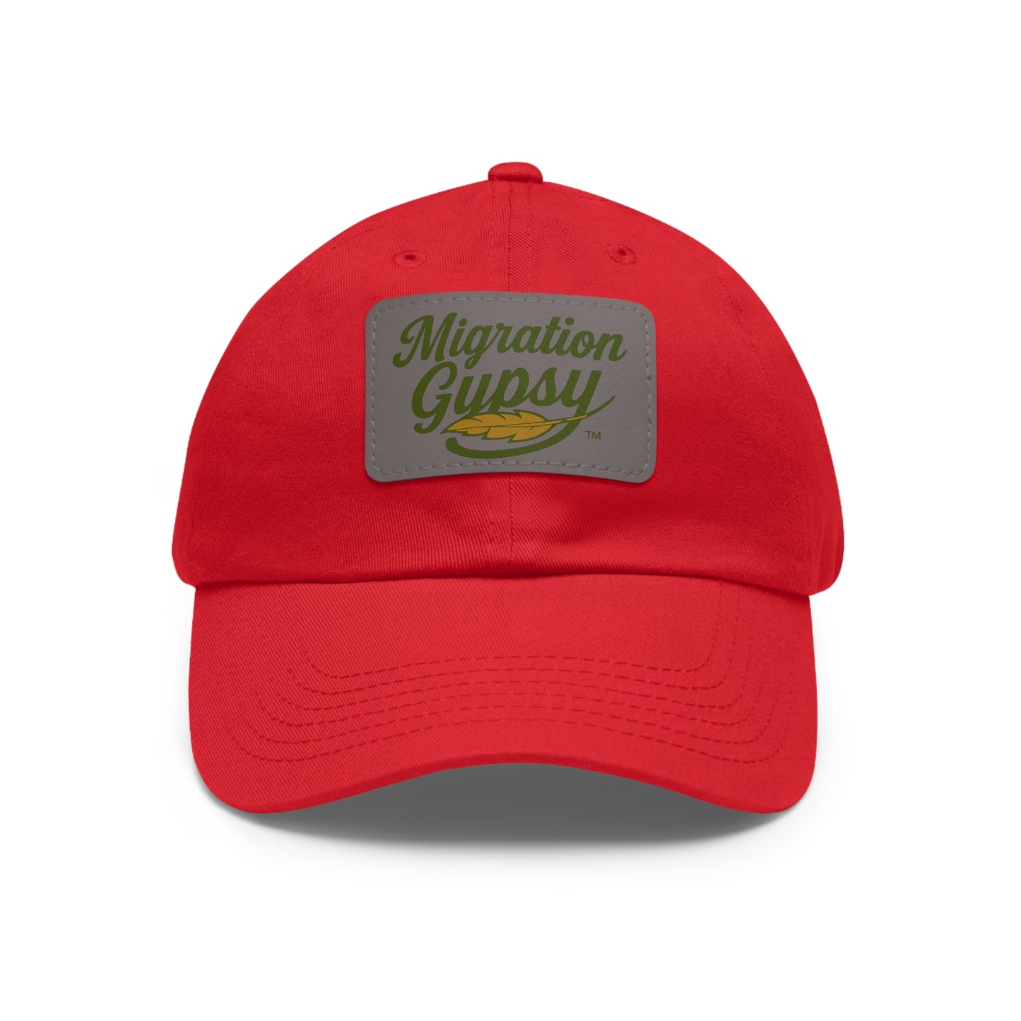 Unisex Migration Gypsy Leather Patch Hat — 12 Combo Colors Men's & Ladies