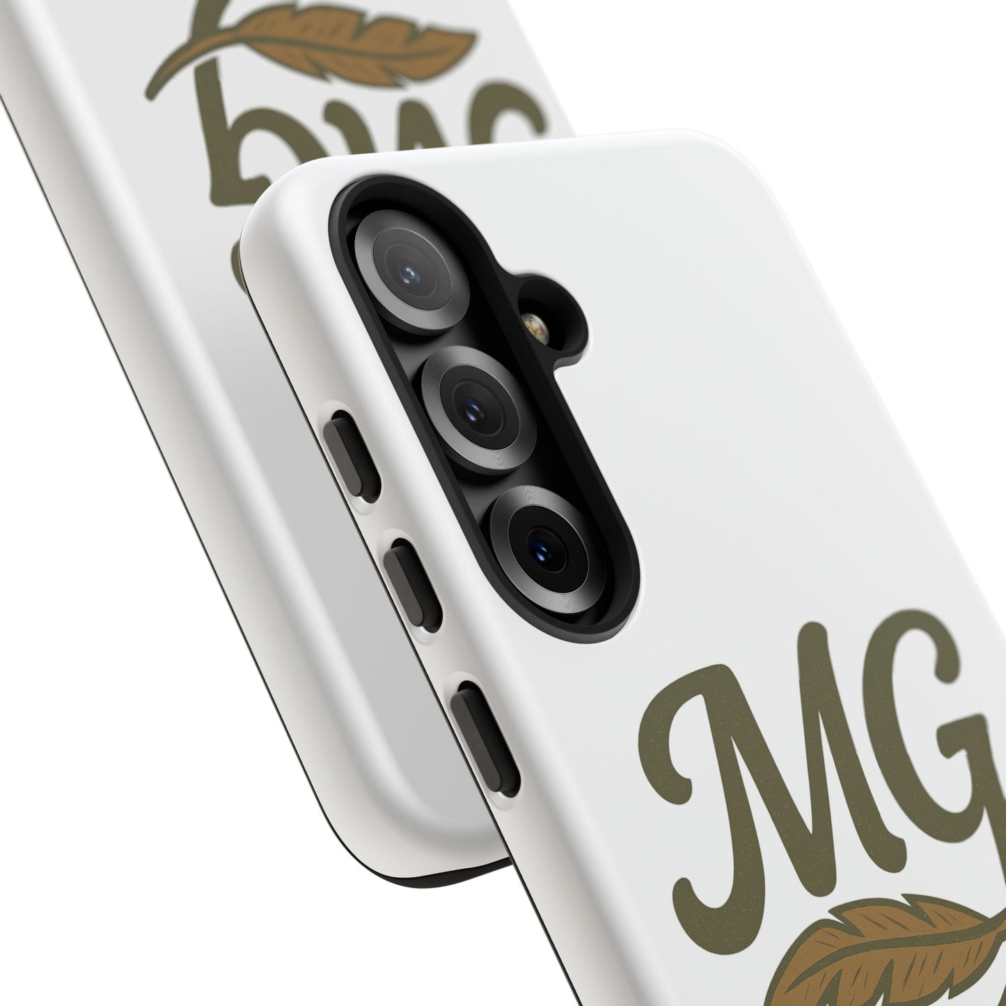 MG Leaf Tough Phone Case — Monogram Protective Phone Cover
