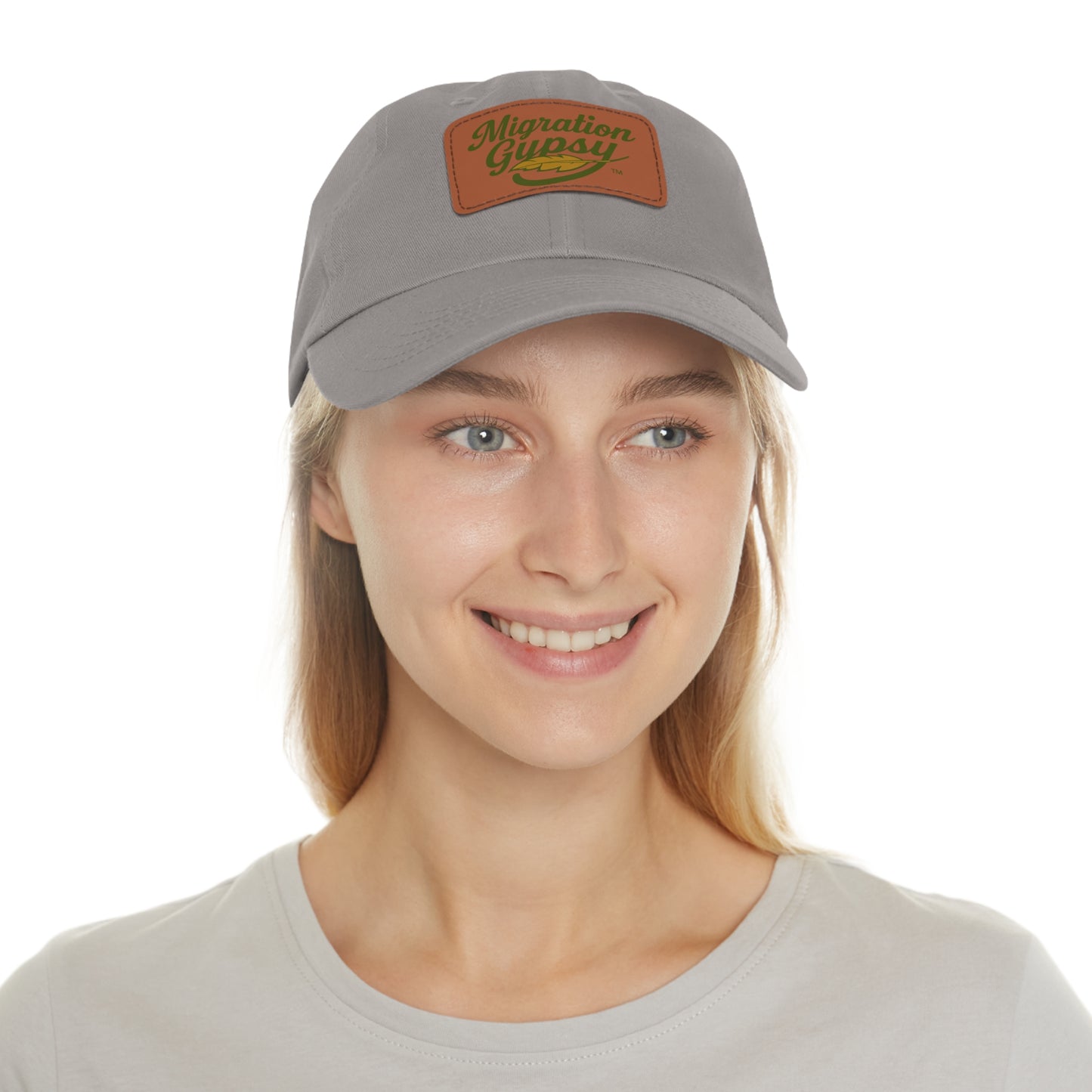 Unisex Migration Gypsy Leather Patch Hat — 12 Combo Colors Men's & Ladies