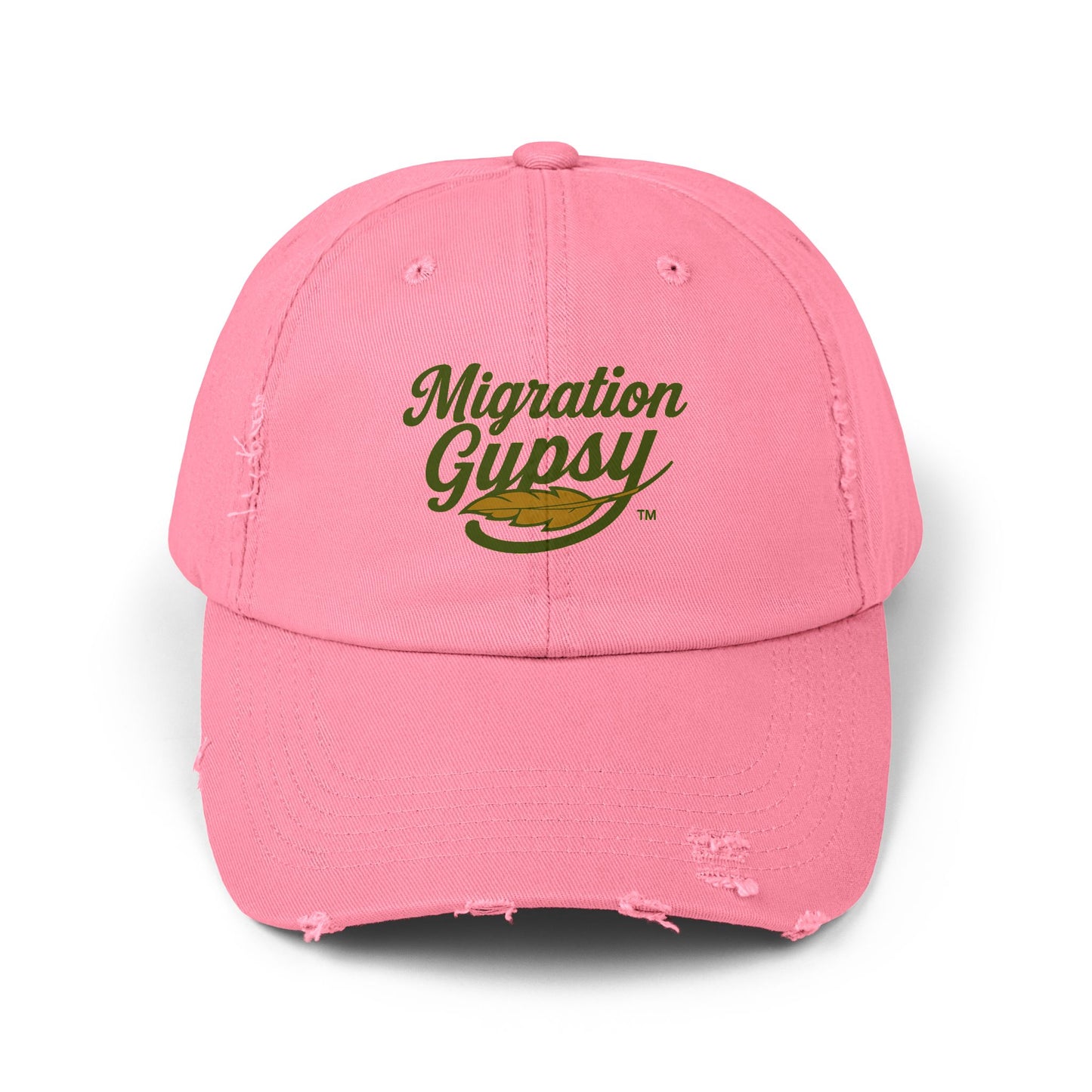 Distressed Cap — "Migration Gypsy" Retro Surf Hat