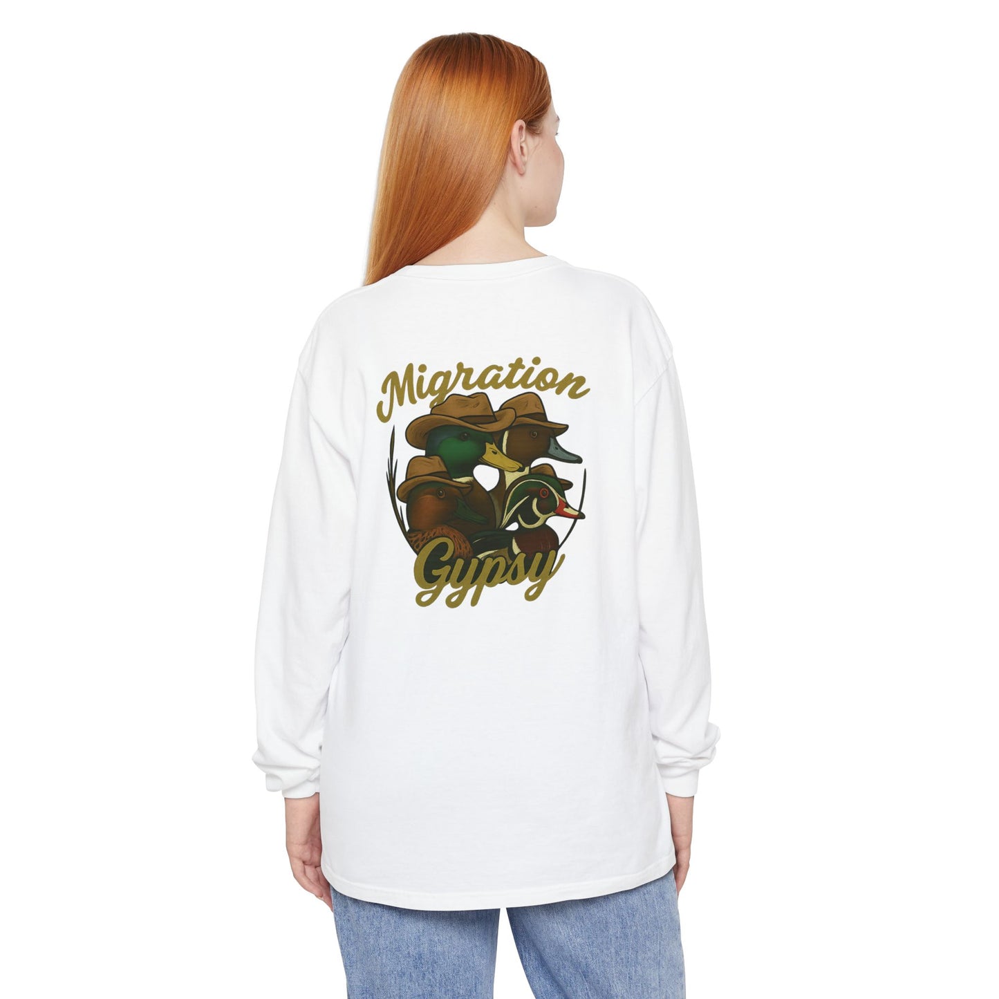 Men's Gypsy Gang Long Sleeve Tee - Mallard, Pintail, Wood Duck and Teal