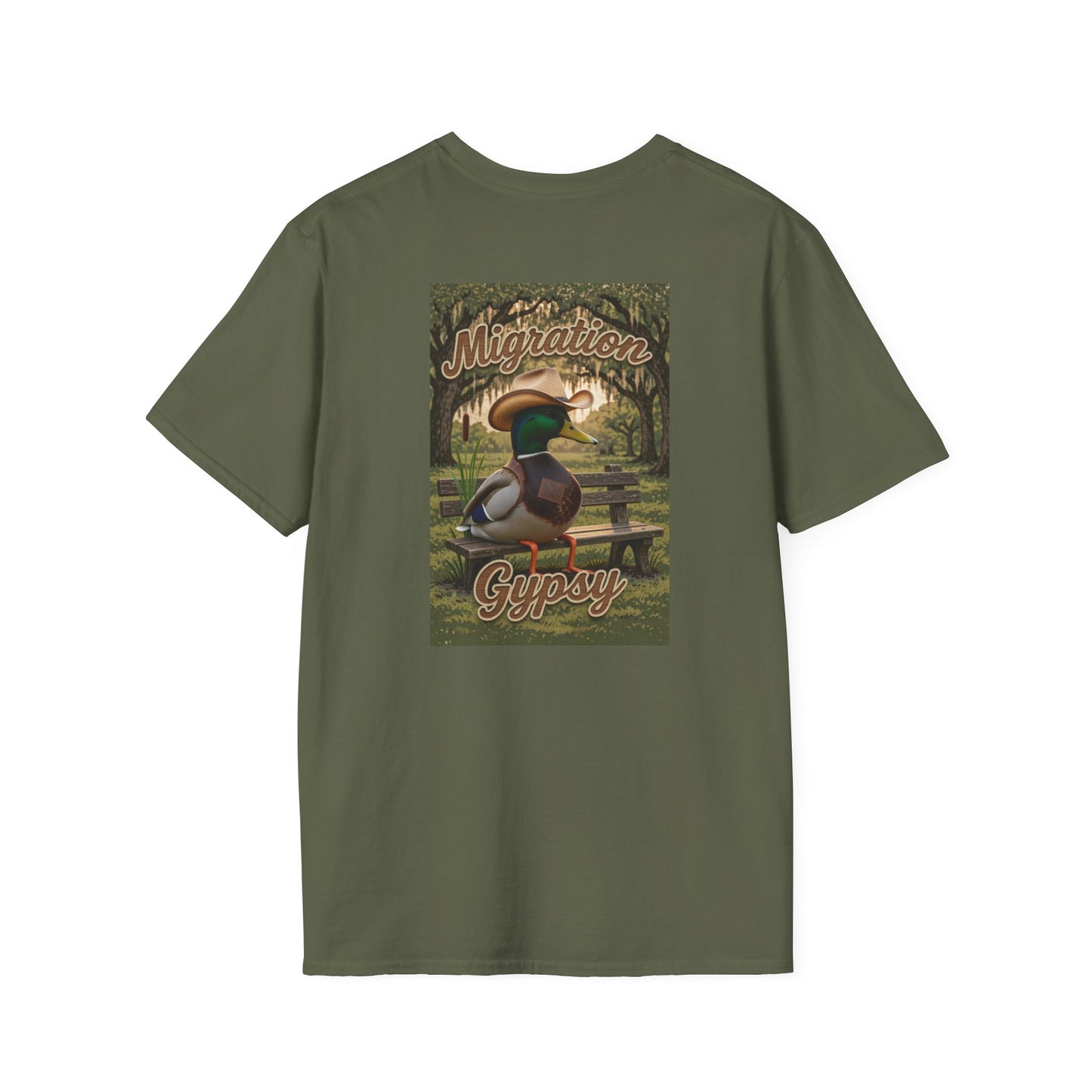 Mallard Park Bench Mallard - MG Front Unisex Tee