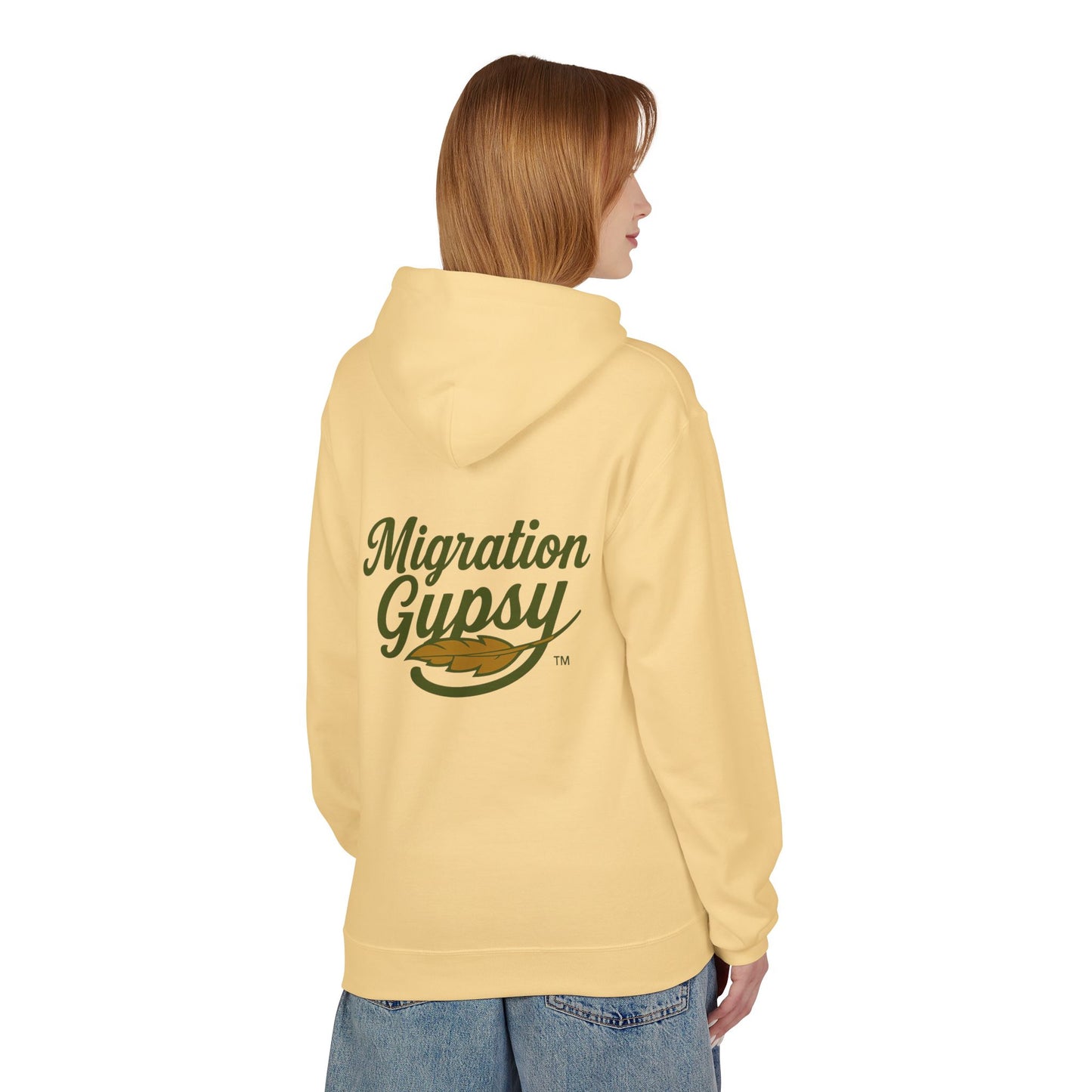 Pintail Migration Gypsy Hoodie — Vintage Outdoors Travel Logo Pullover