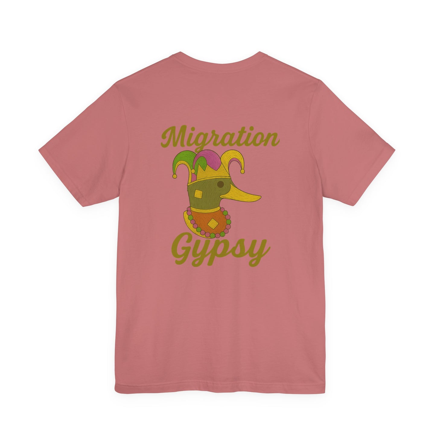 Mardi Gras Jester Mallard - Unisex Jersey Short Sleeve Tee