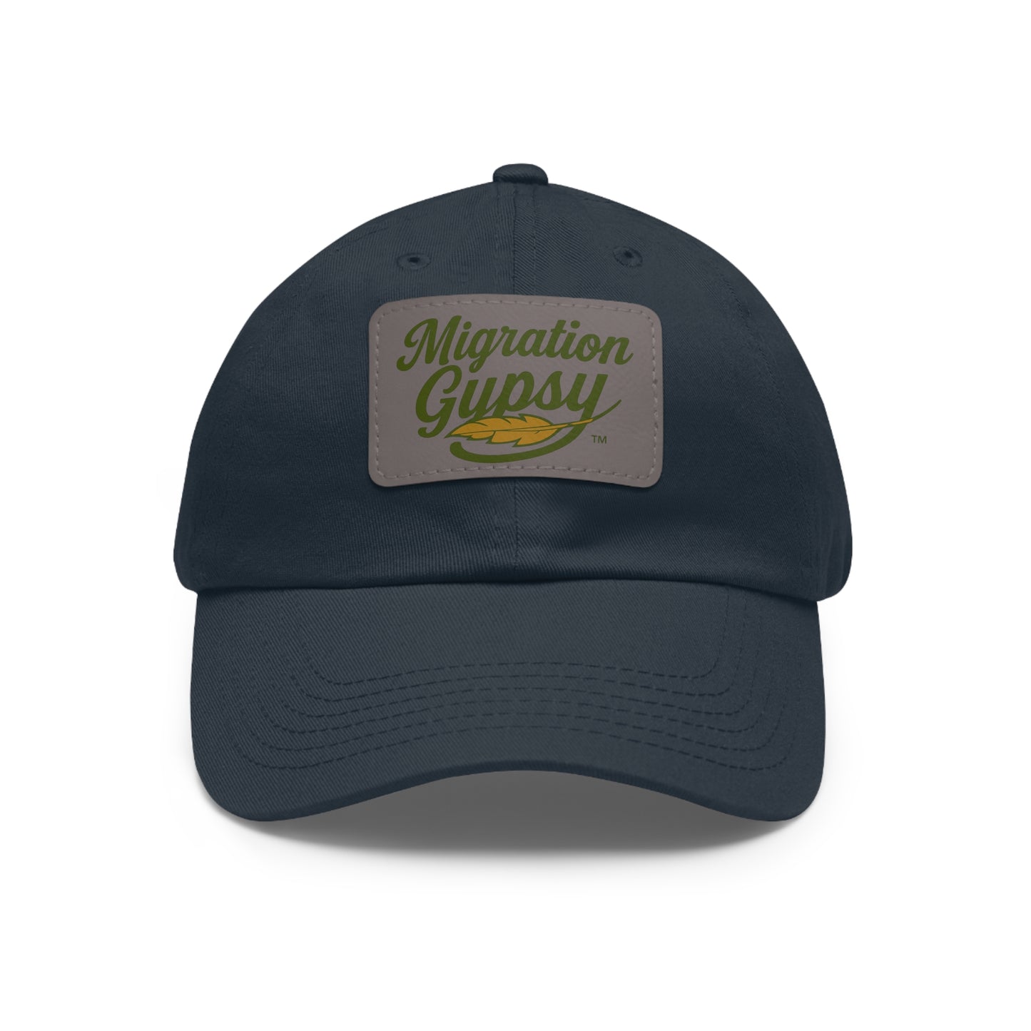 Unisex Migration Gypsy Leather Patch Hat — 12 Combo Colors Men's & Ladies