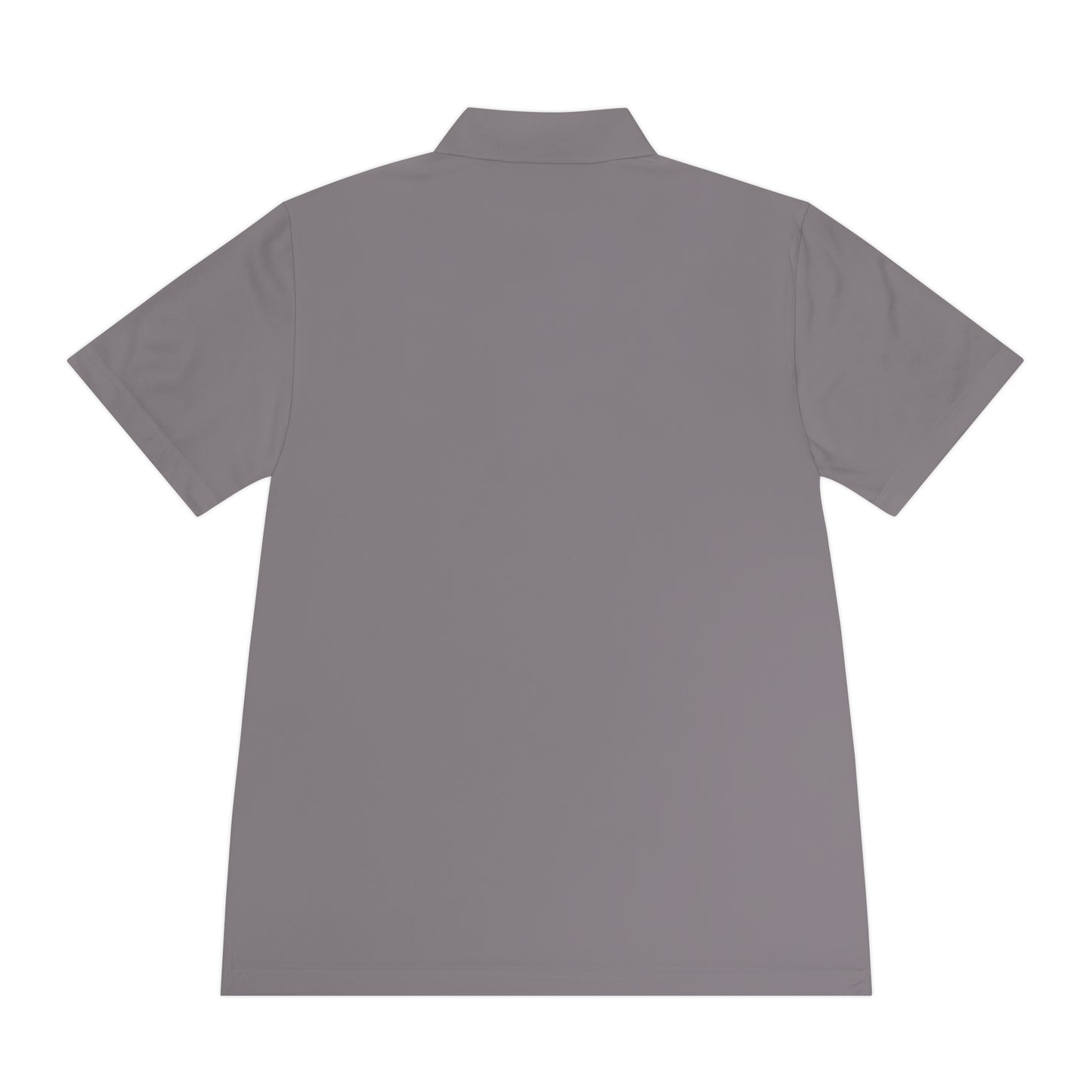 Men's White Sport Polo Shirt with Green "MG" Crest — Athletic Golf & Casual Wear