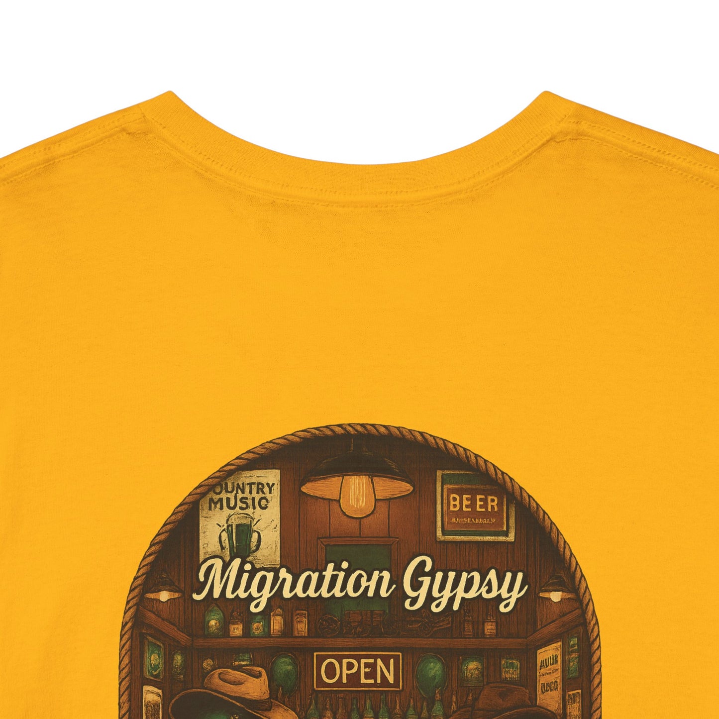 Gypsy Beer Pong Unisex Heavy Cotton Tee