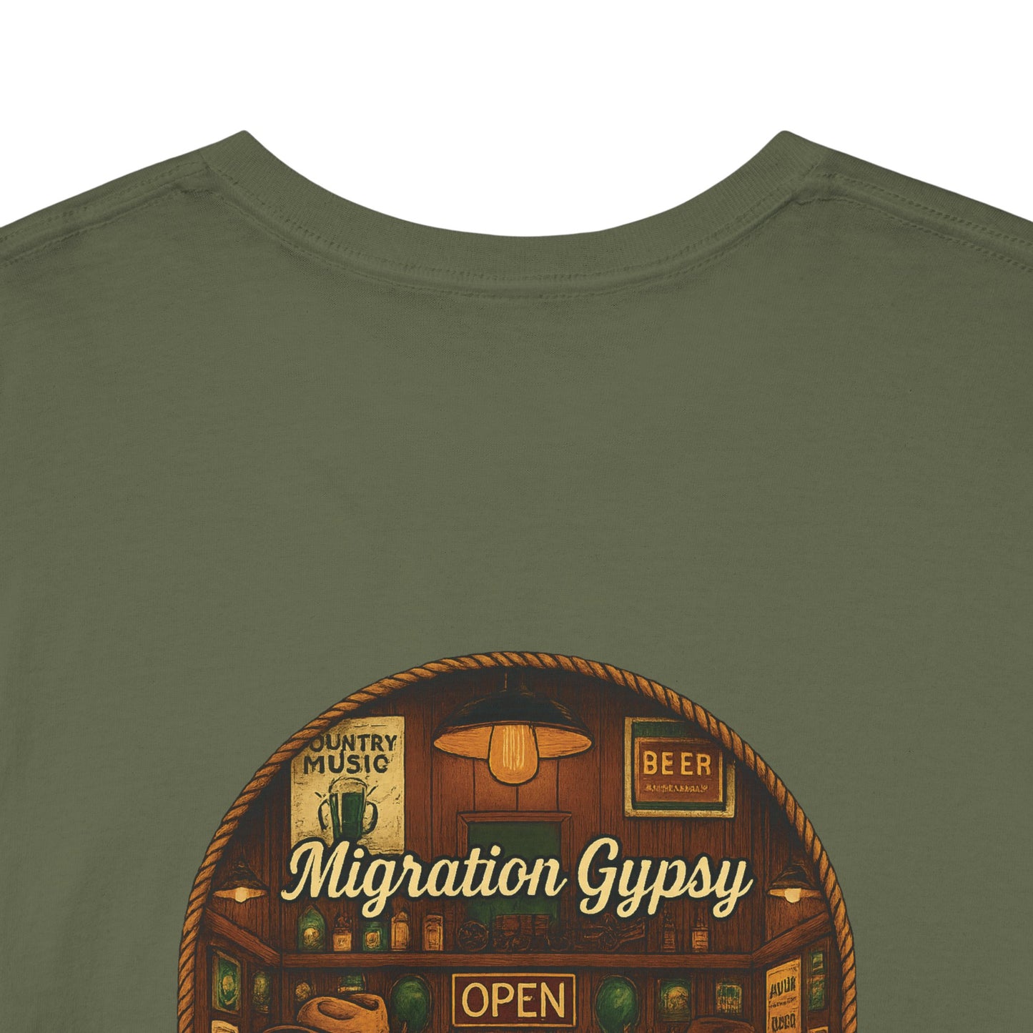 Gypsy Beer Pong Unisex Heavy Cotton Tee