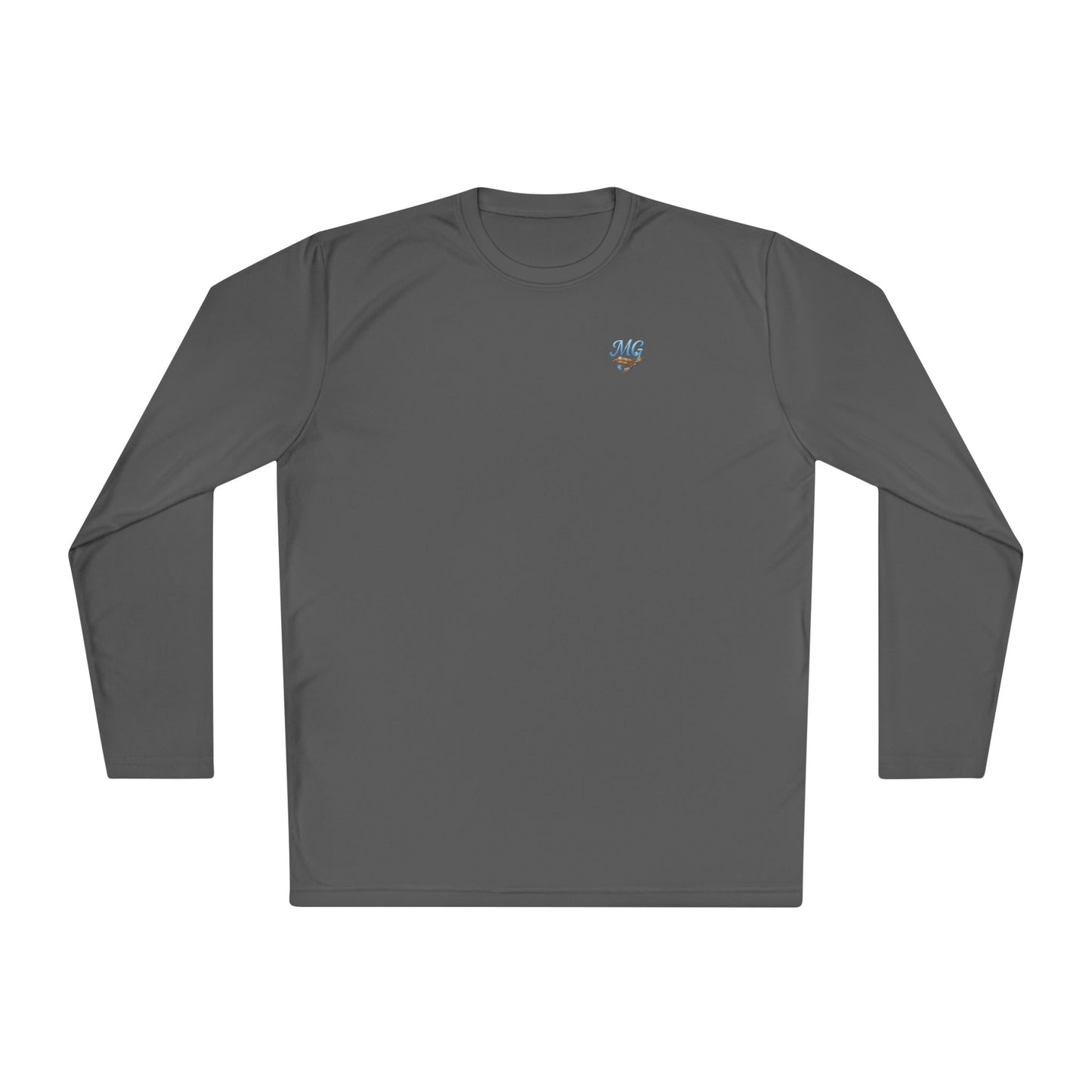 Long Sleeve MG Winter Front Snow Ski Pintail on Back Performance Tee