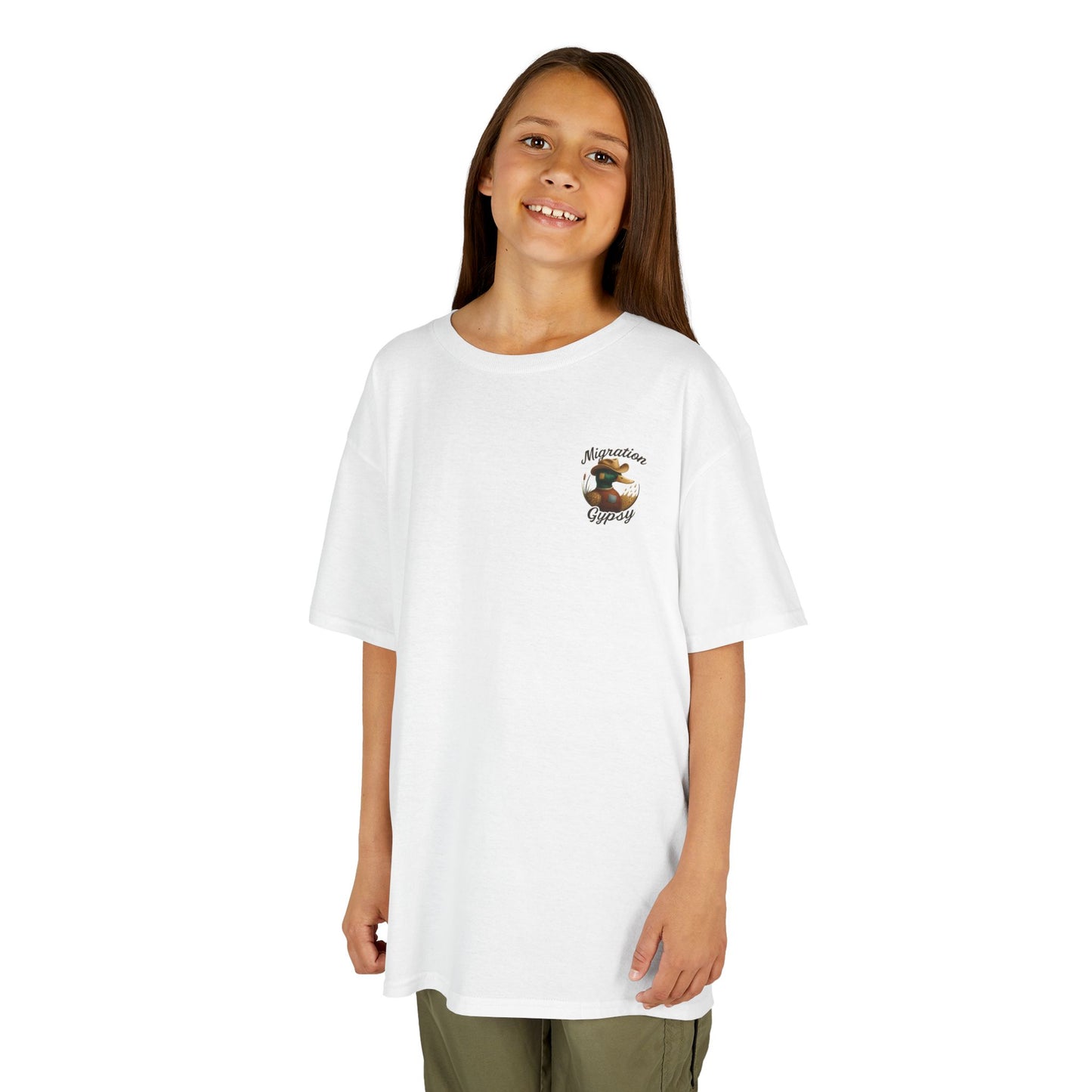 Kids Tee — Mallard Migration Gypsy Front & Back
